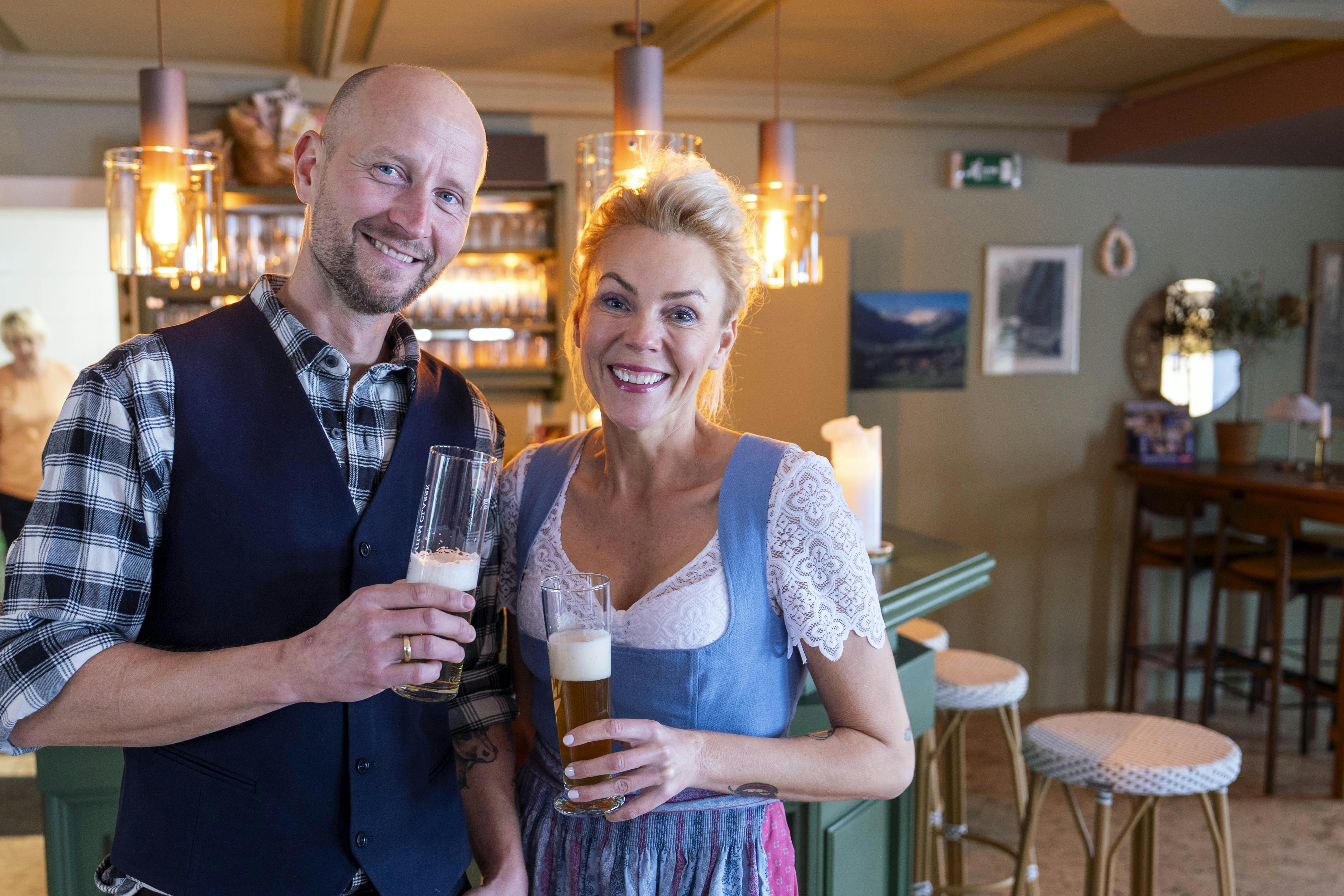 Hjemme hos familien Beier på Hotel Edelweis I ØstrigAnders og Lene Beier