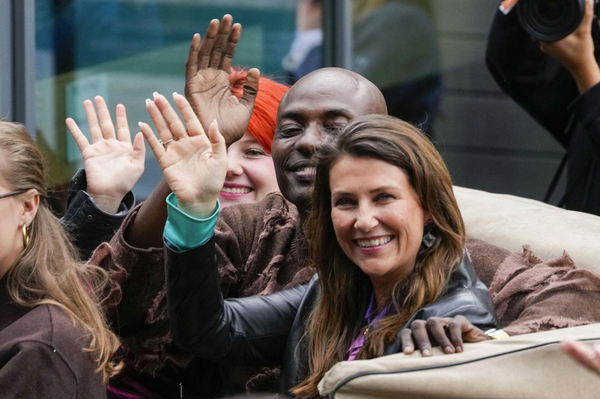 Prinsesse Märtha Louise af Norge og hendes kommende mand Durek Verrett.