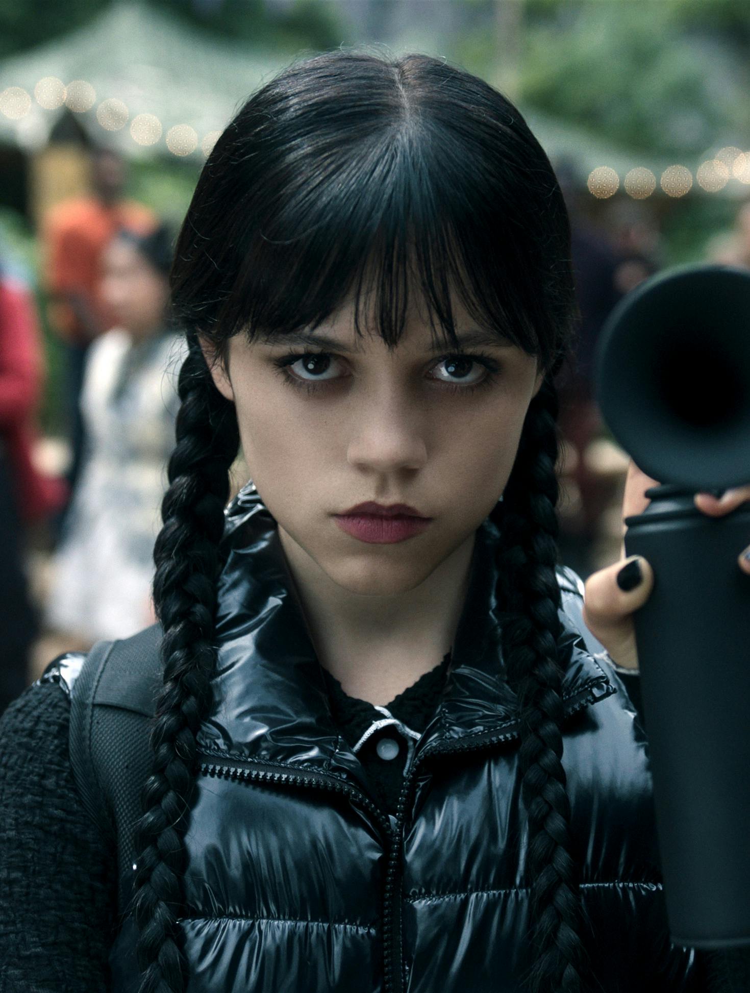 Hovedrolleindehaver Jenna Ortega i sæson 2 af 'Wednesday'