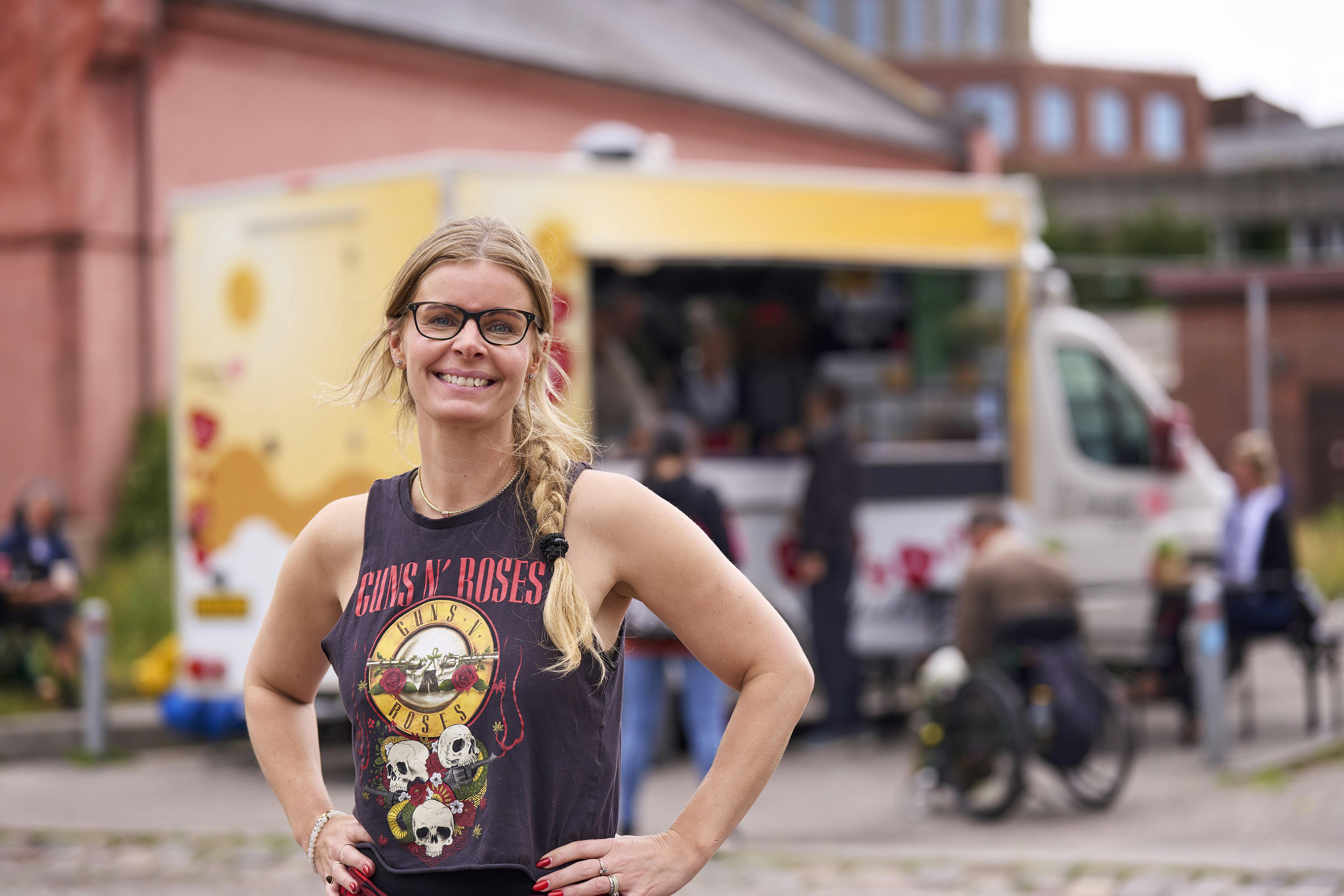 Rikke Sejthen hjælper hjemløse i Aarhus med sin madvogn