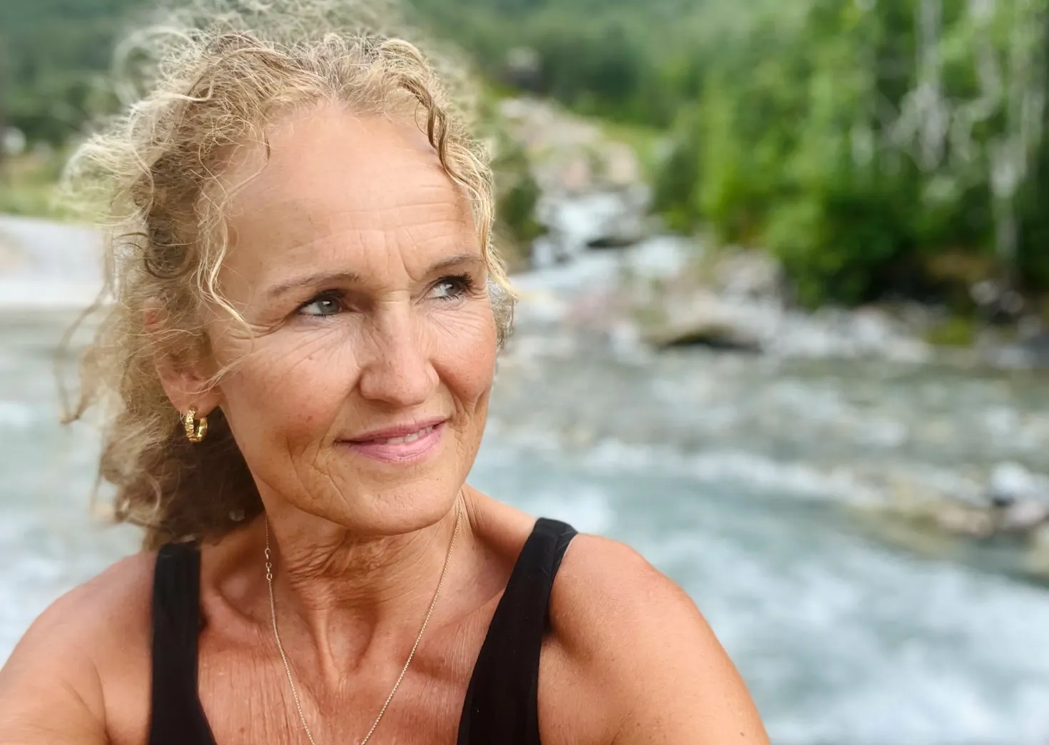 Birgit blev suget ind i rør under badetur: 