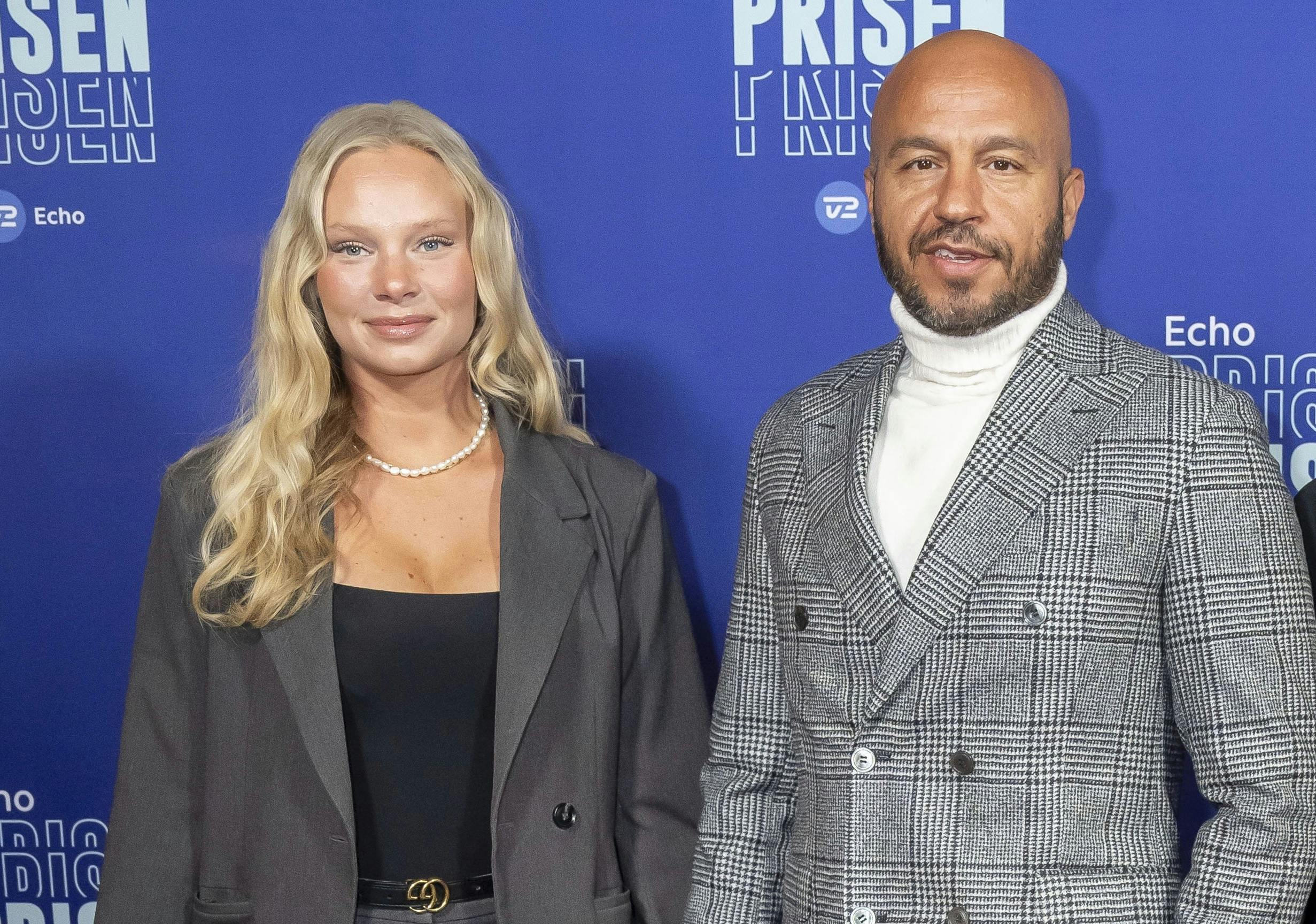 Dar Salim og Nanna Lindhardt tog fusen på alt og alle, da de dukkede op hånd i hånd på den røde løber til EchoPrisen sidste år