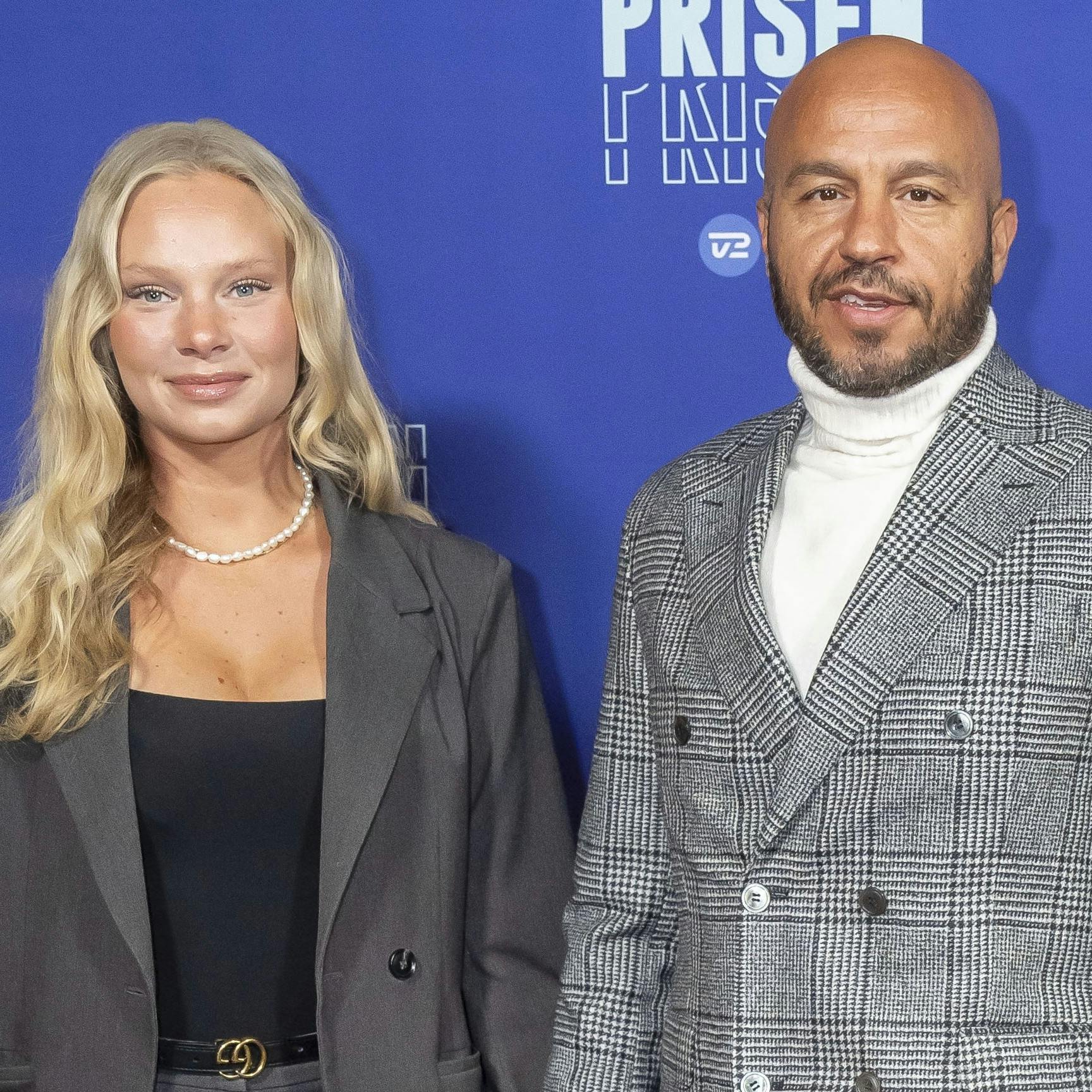 Dar Salim og Nanna Lindhardt tog fusen på alt og alle, da de dukkede op hånd i hånd på den røde løber til EchoPrisen sidste år