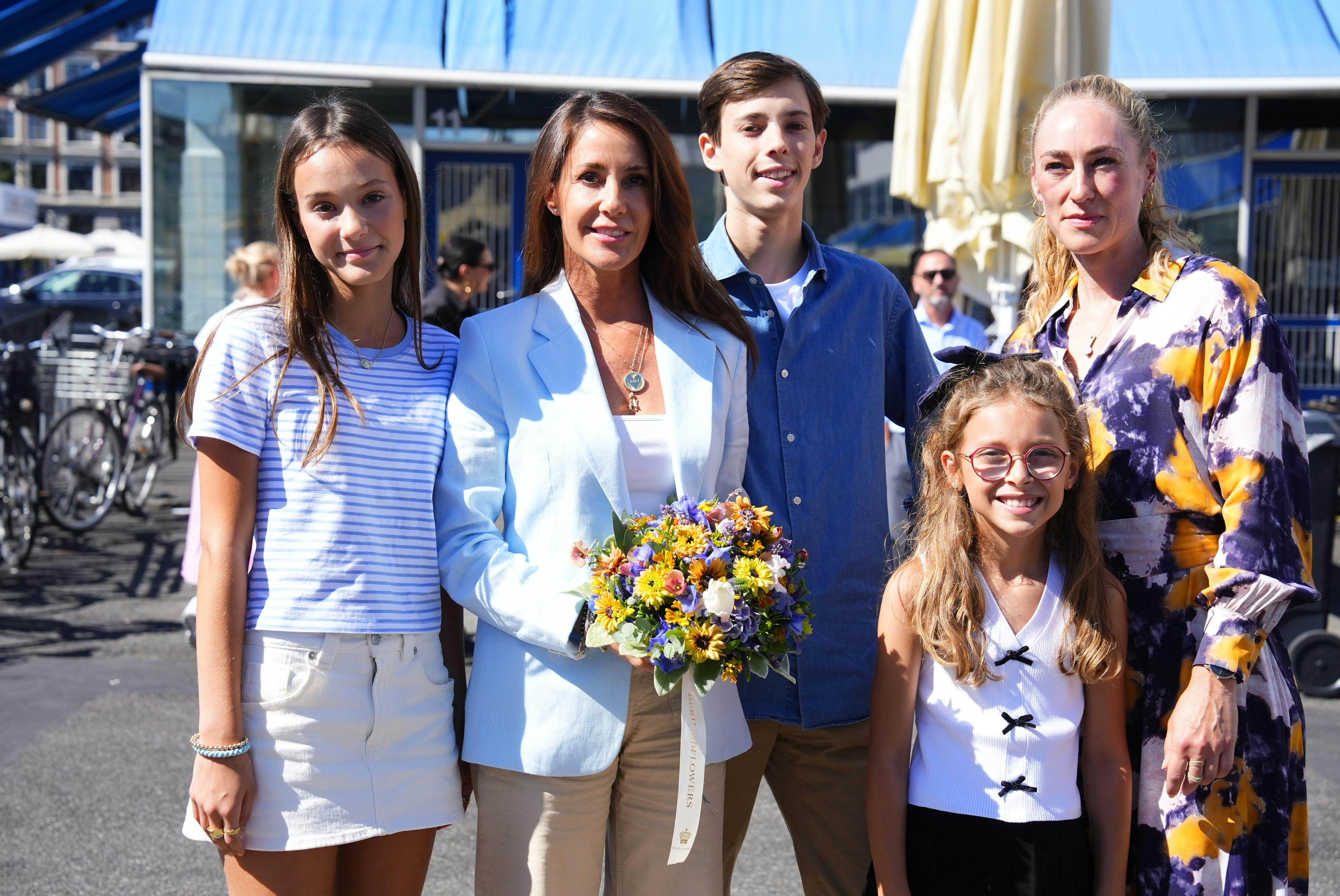 Prinsesse Marie har børnene, grev Henrik og komtesse Athena, med til Copenhagen Cooking