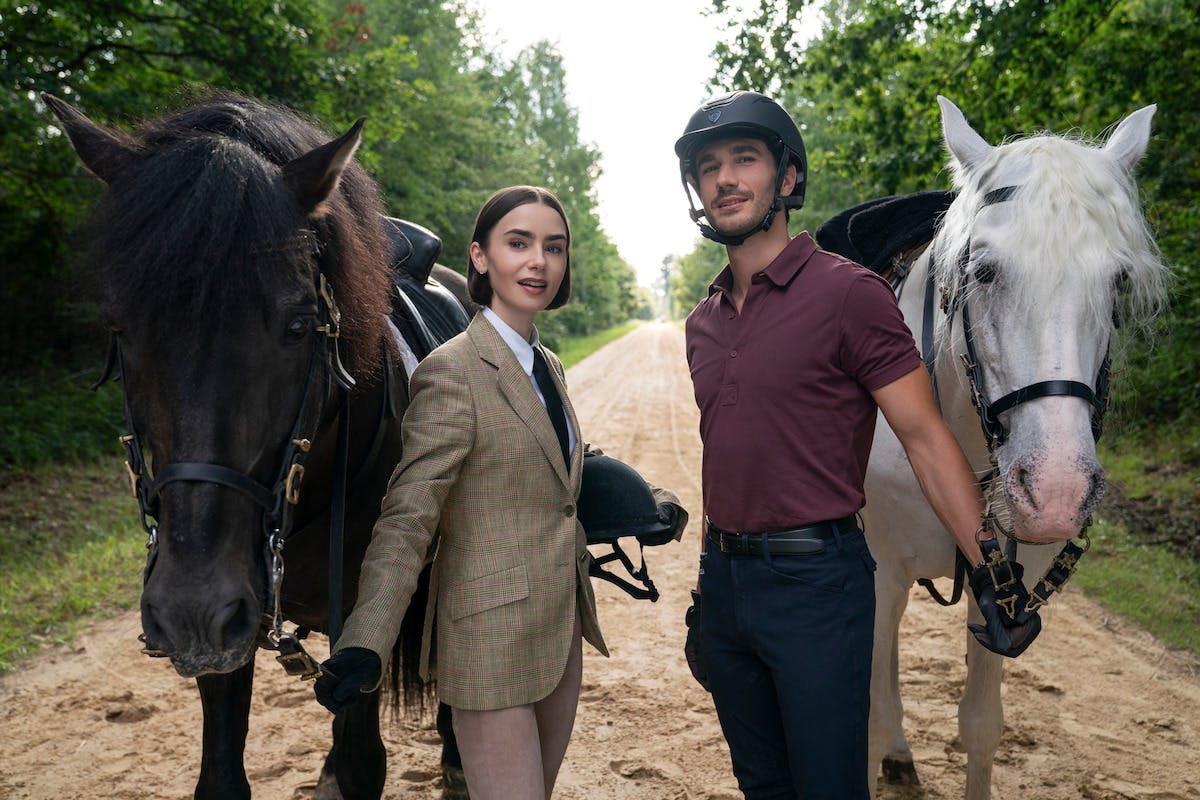Emily og Marcello i 'Emily In Paris'