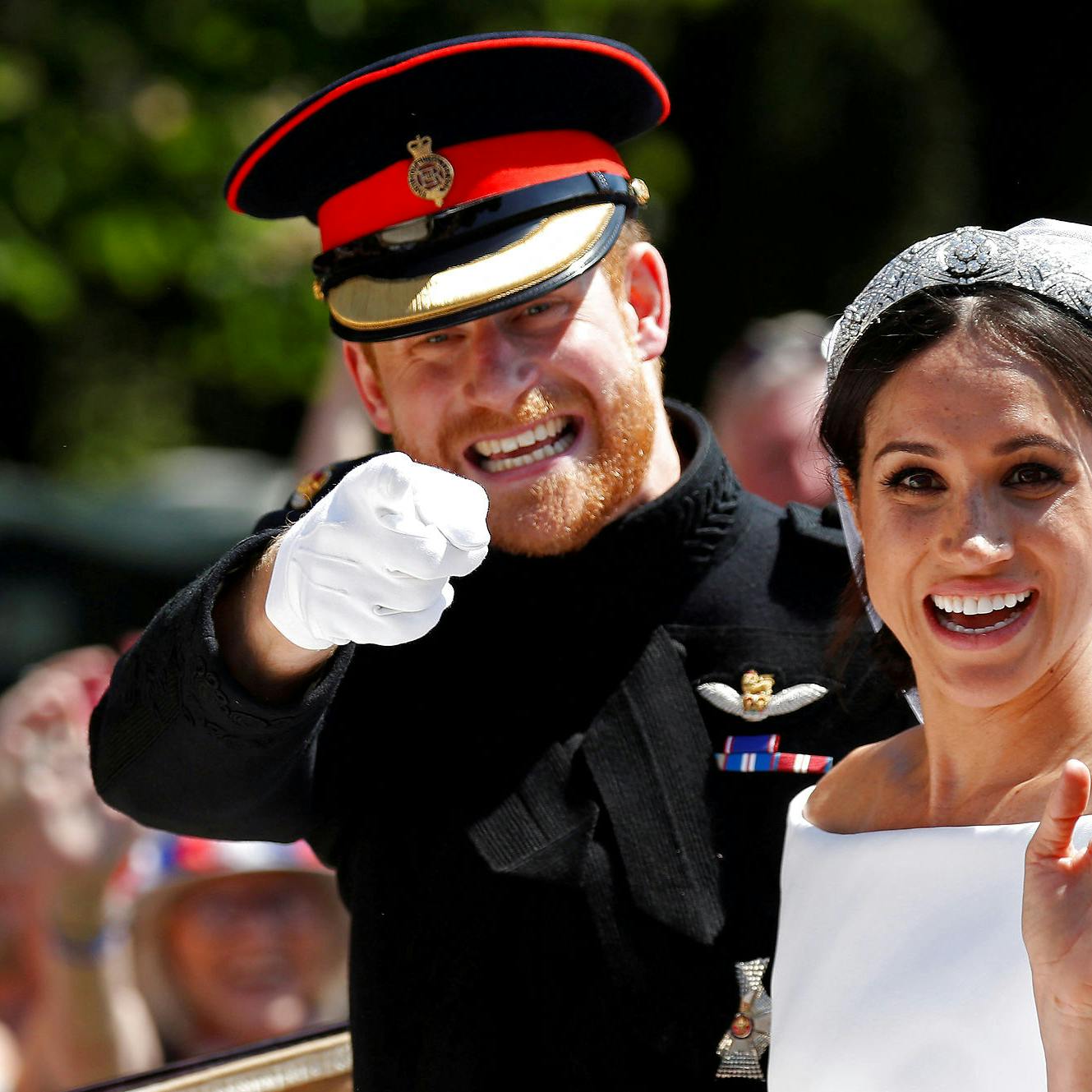 Harry og Meghan blev gift tilbage i maj 2018.