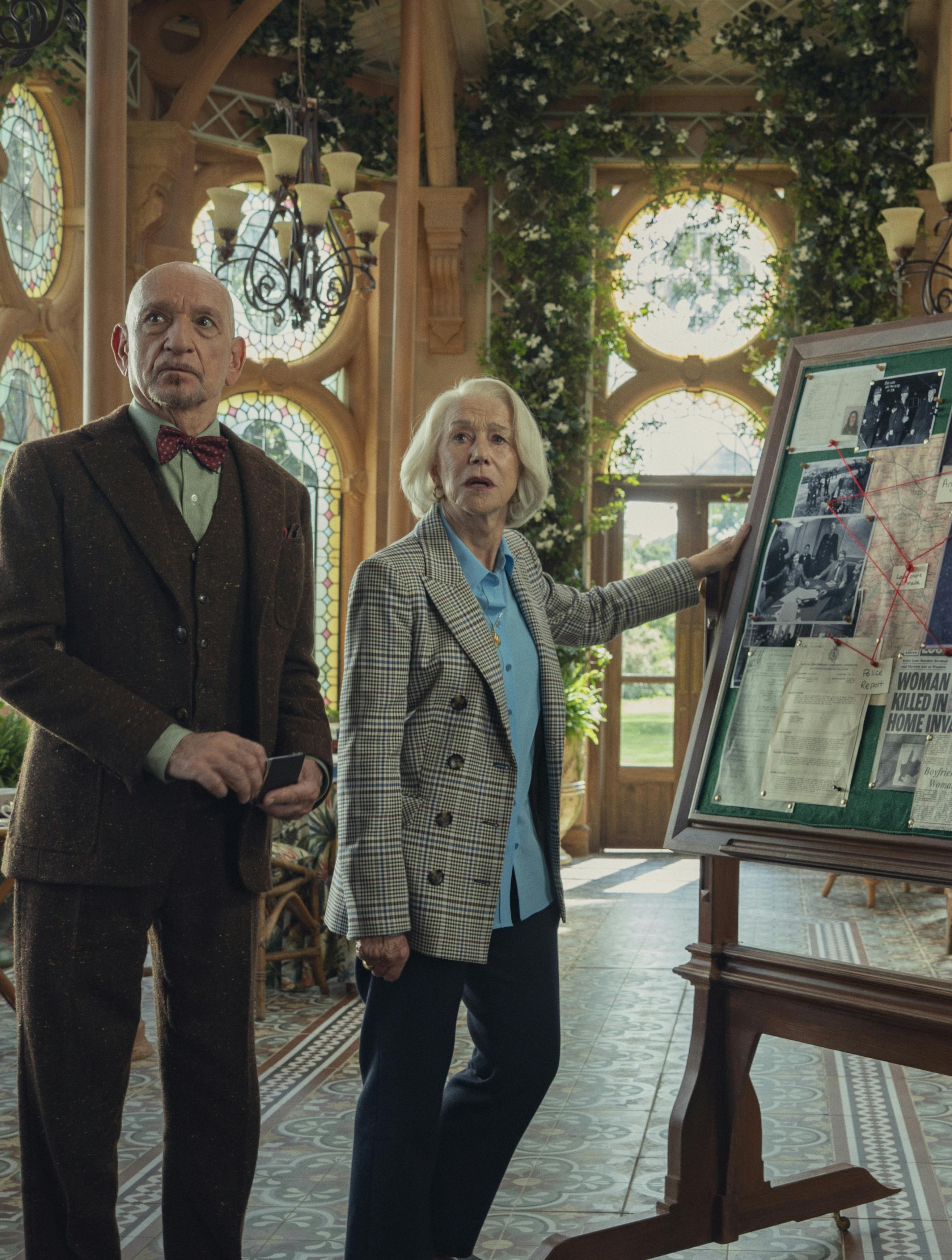 Ben Kingsley, Helen Mirren og Pierce Brosnan i 'Torsdagsmordklubben'