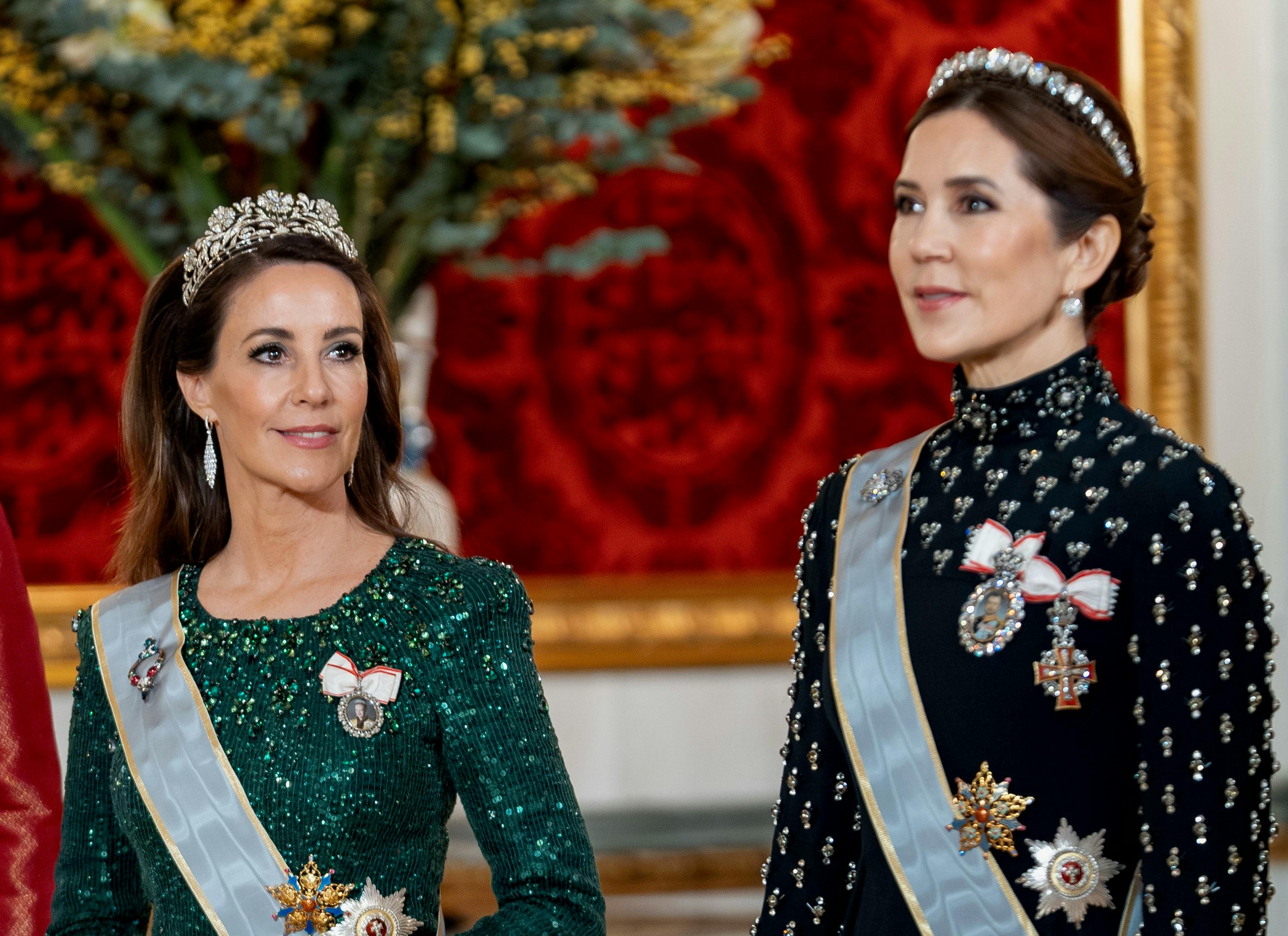 Dronning Mary og prinsesse Marie.