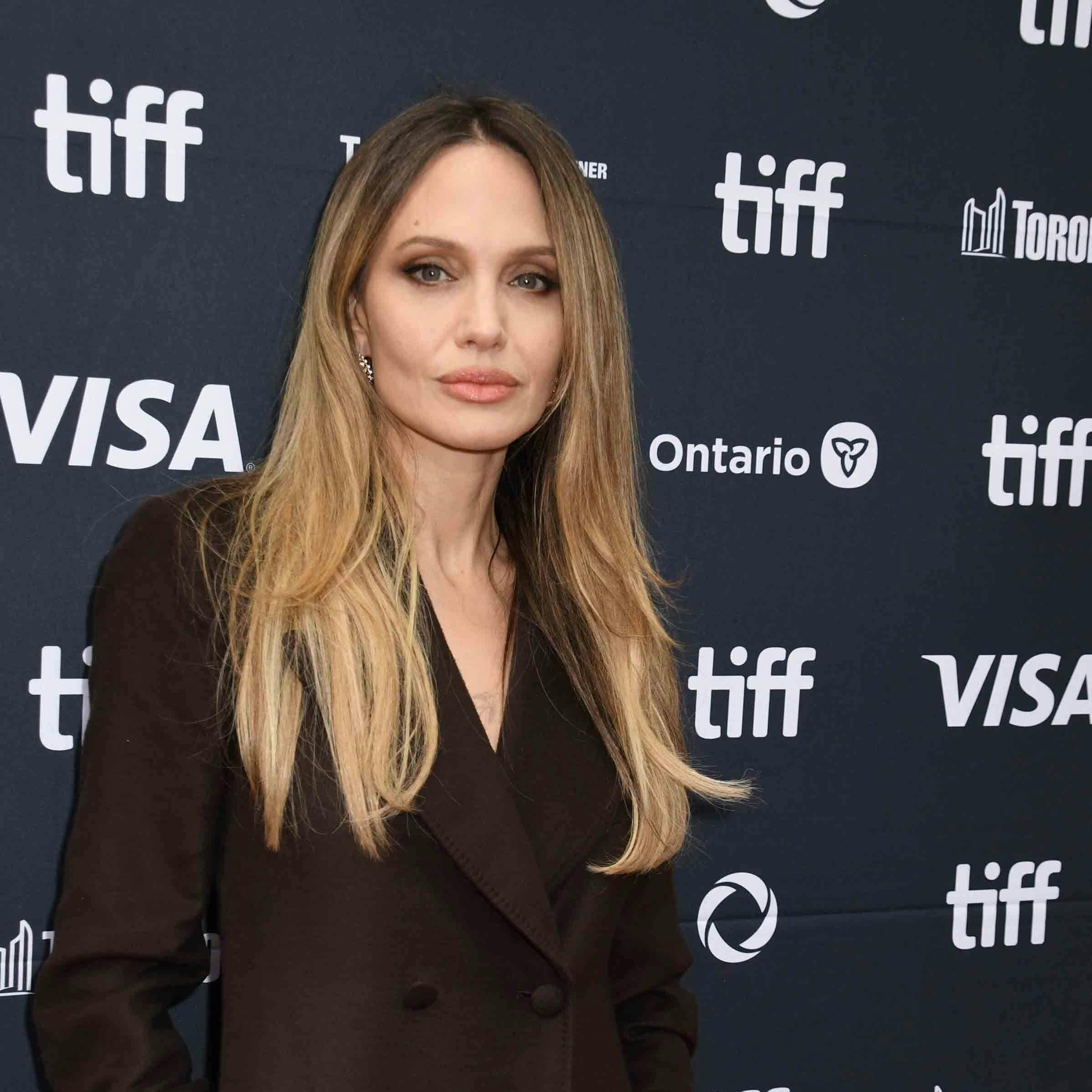 TORONTO, CA - SEPTEMBER 7: Angelina Jolie at the 50th Toronto International Film Festival world premiere of Couture World on September 7, 2025 at The Princess Of Wales Theatre in Toronto, Canada.