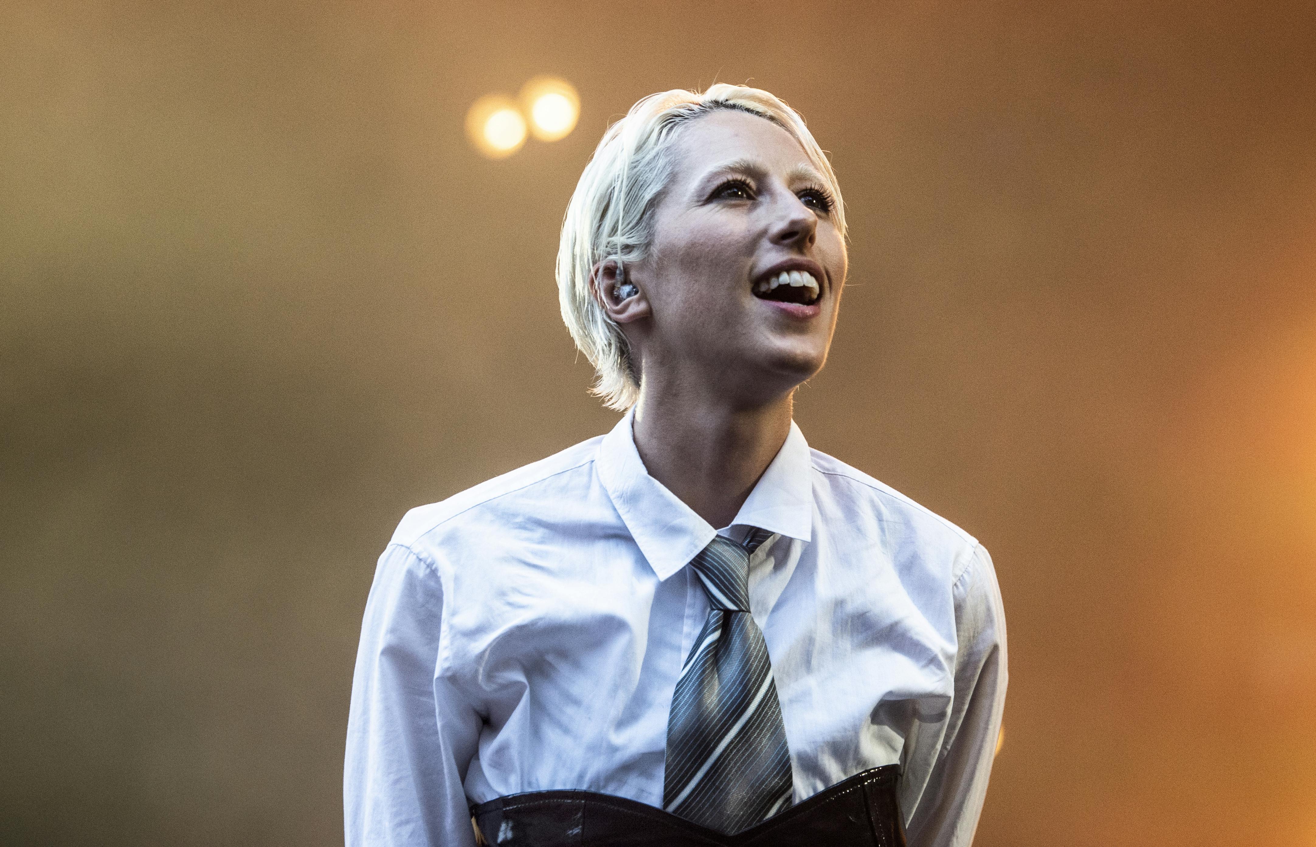 Drew Sycamore spiller på Smukfest, Skanderborg, onsdag den 3. august 2022. (Foto: Helle Arensbak/Ritzau Scanpix)