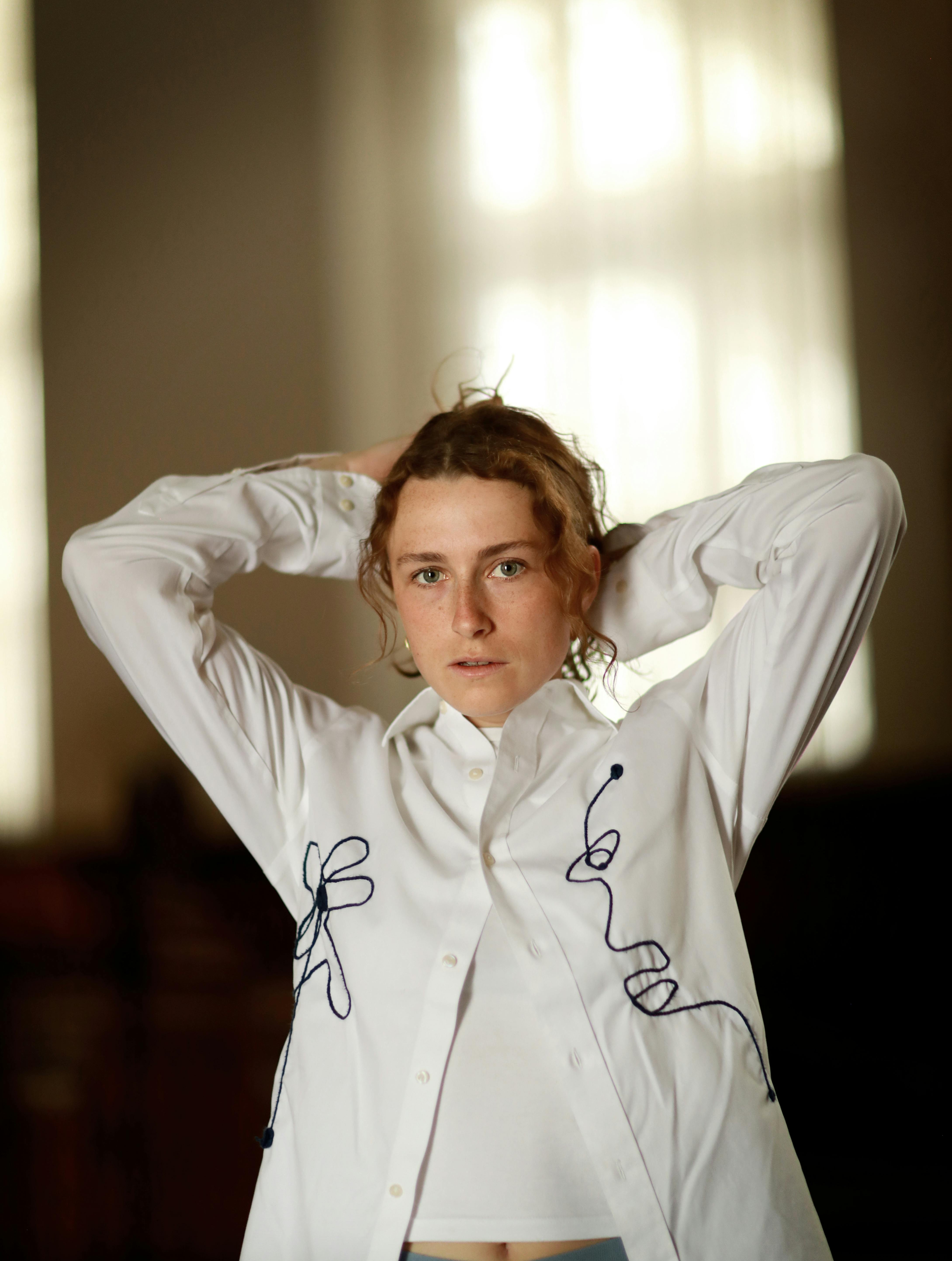 Skuespiller Mathilde Arcel, i København, fredag 26. Juli 2024.