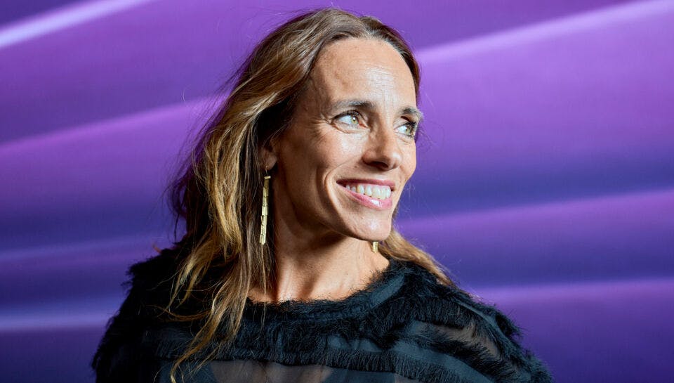 Camilla Ottesen til pressedagen på 'Vild med dans' 2025.&nbsp;