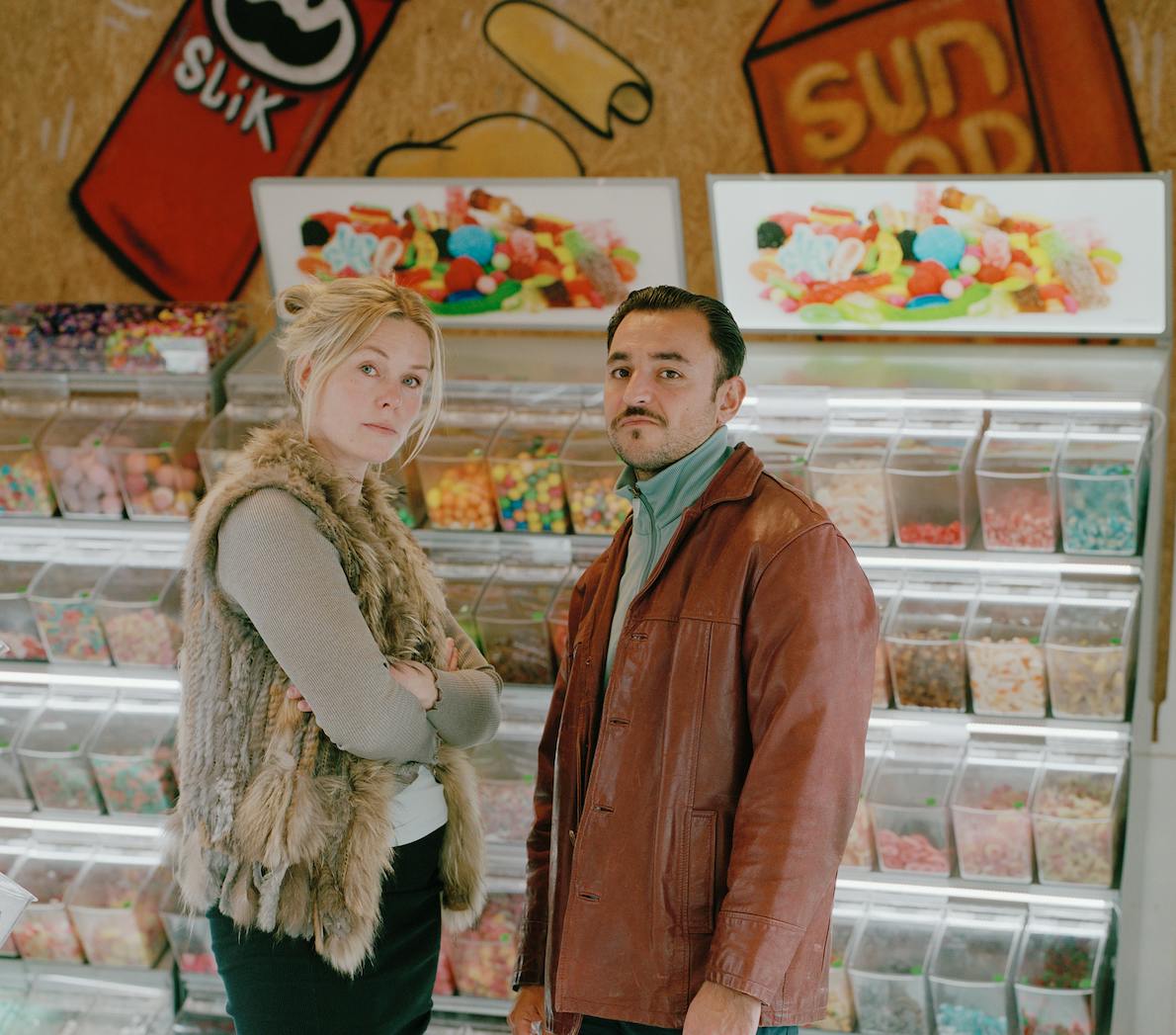 Sofie Torp og Besir Zeciri i det kommende danske drama 'Candy Kings'