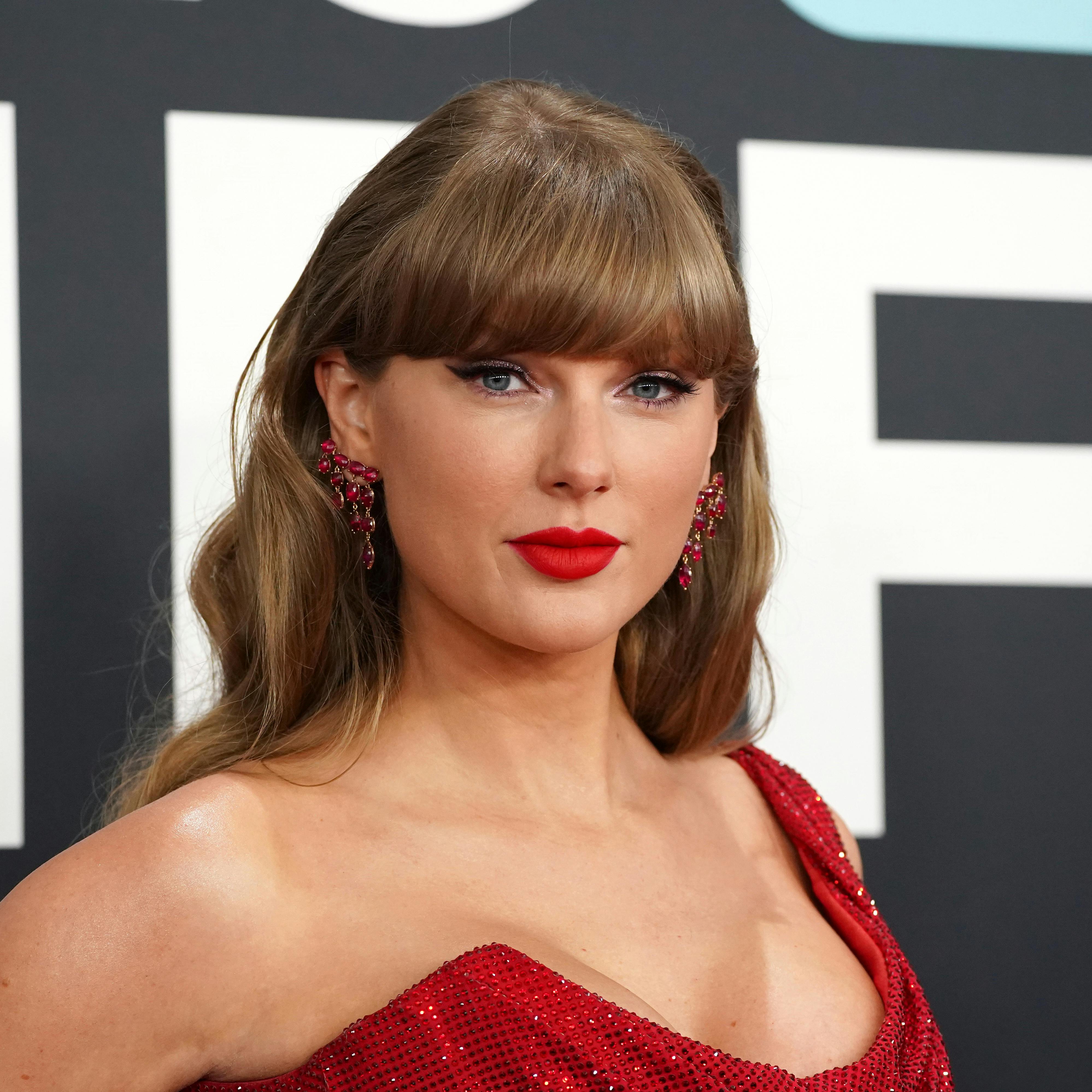 FILE - Taylor Swift arrives at the 67th annual Grammy Awards on Sunday, Feb. 2, 2025, in Los Angeles. (Photo by Jordan Strauss/Invision/AP, File)