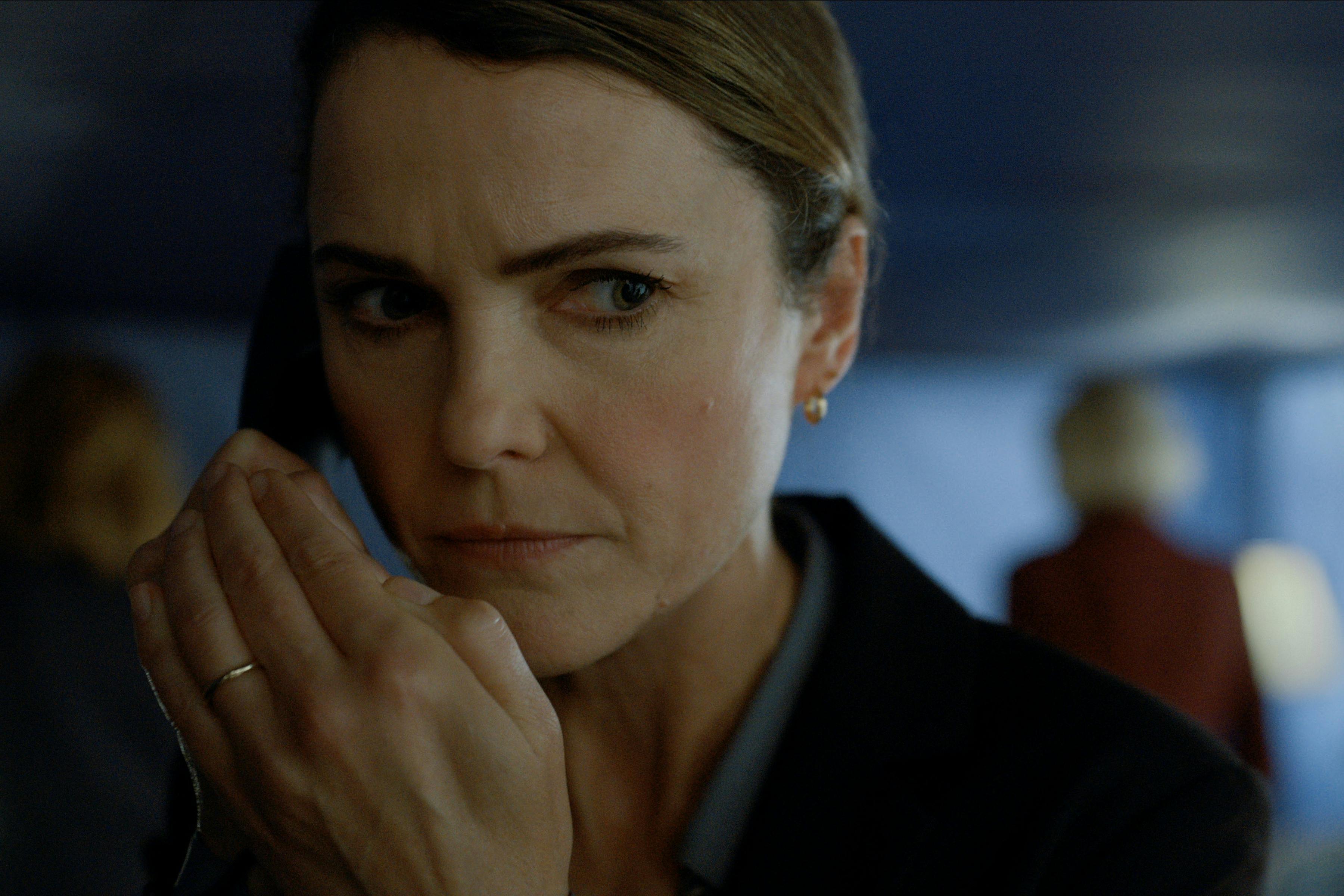 The Diplomat. Keri Russell as Kate Wyler in episode 301 of The Diplomat. Cr. Courtesy of Netflix © 2025