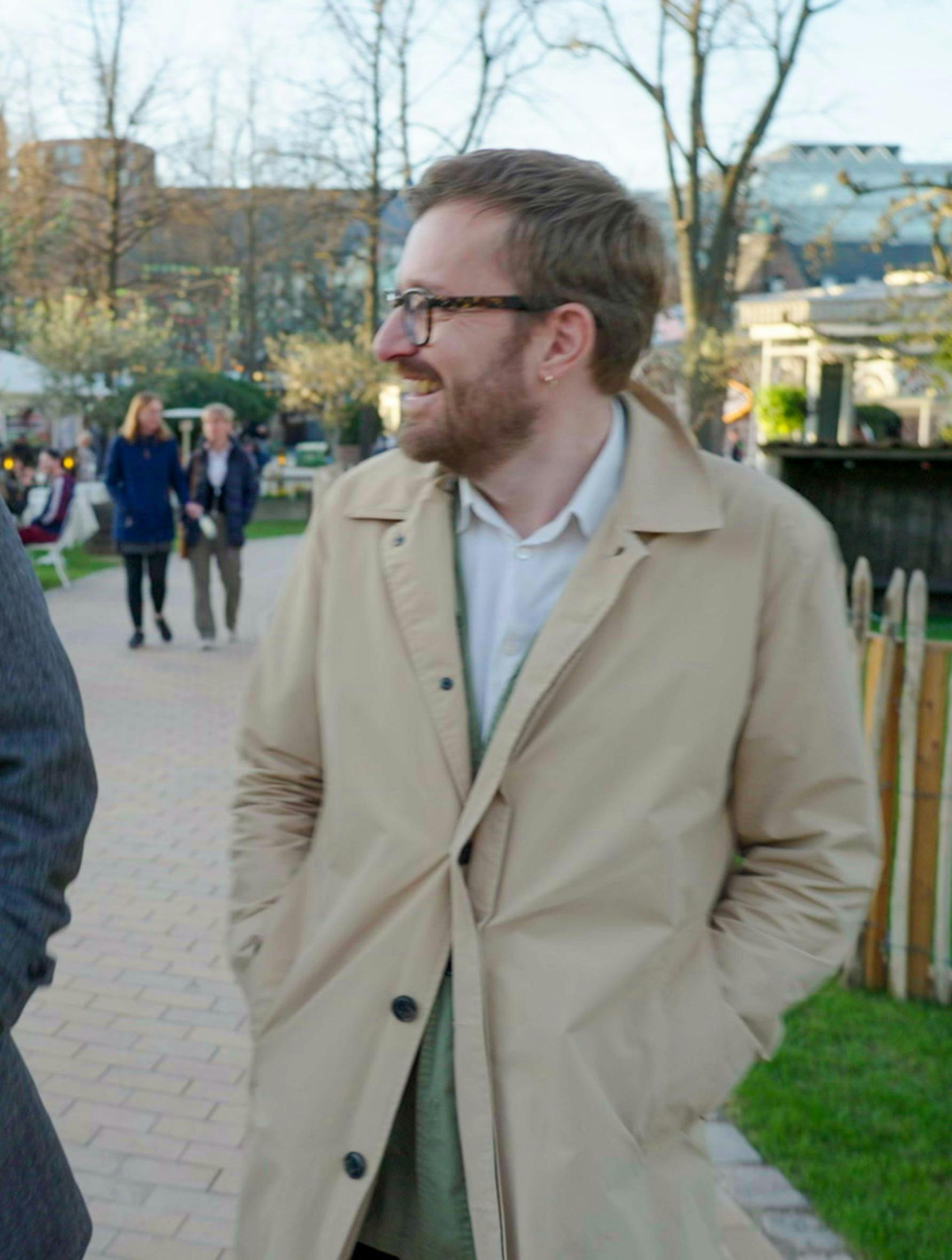 Frederik Cilius og Rasmus Bruun i 'Manden i hullet'.