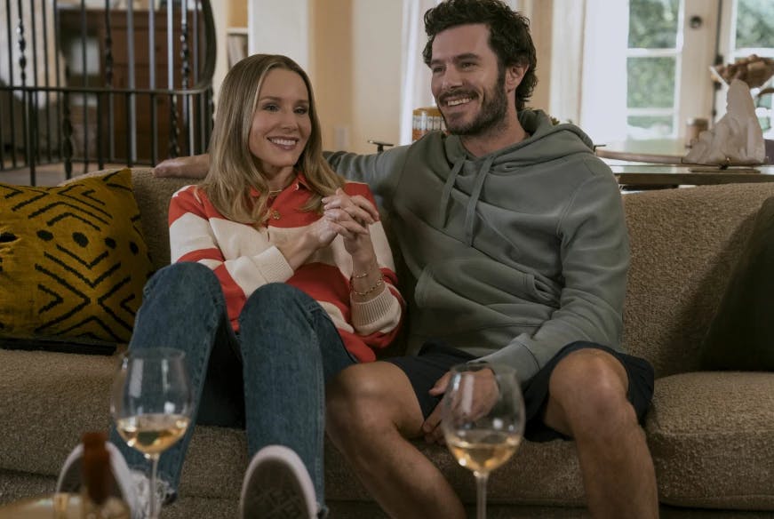Joanne (Kristen Bell) og Noah (Adam Brody) i Nobody Wants This.