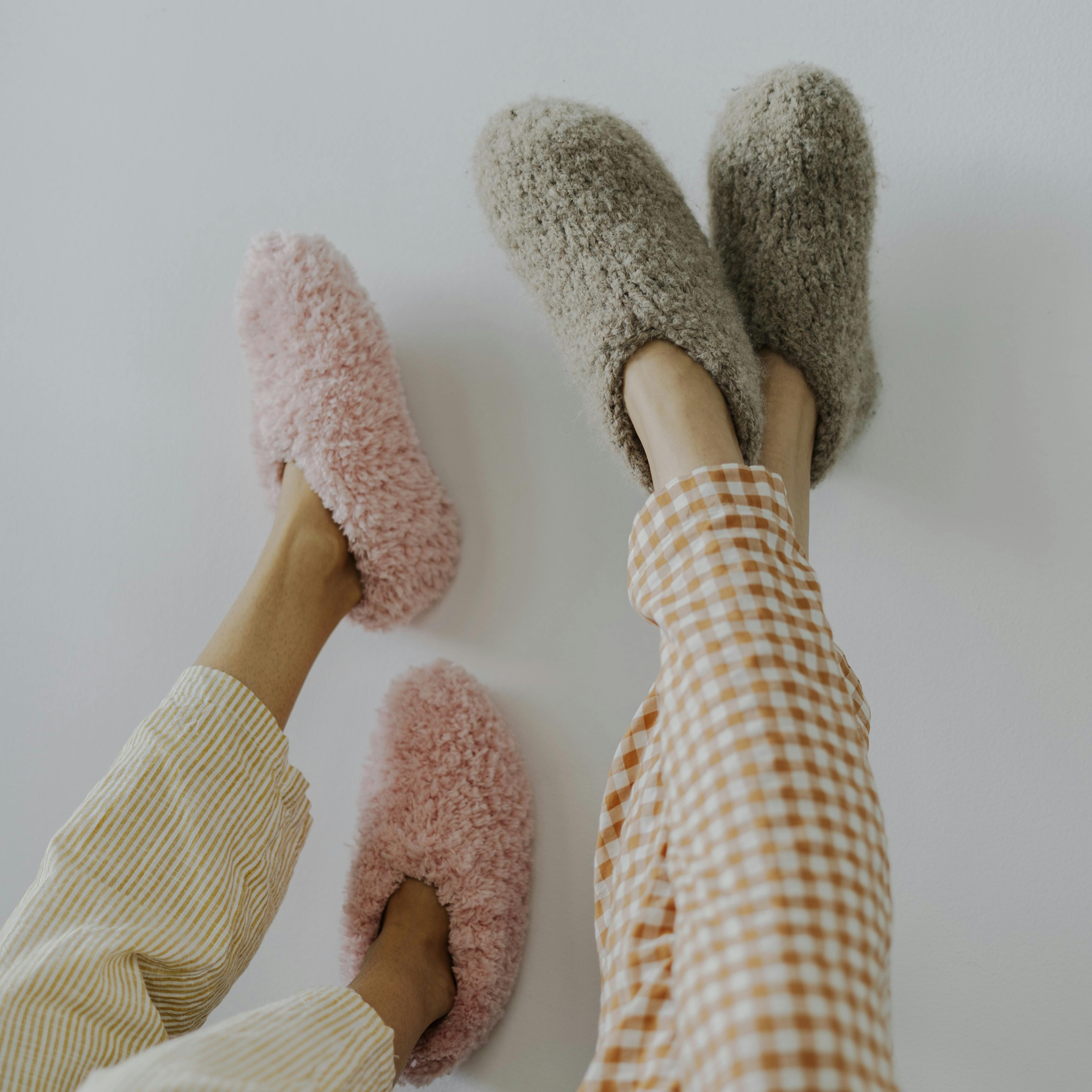 Strikkeopskrift: Ultra Easy Slippers