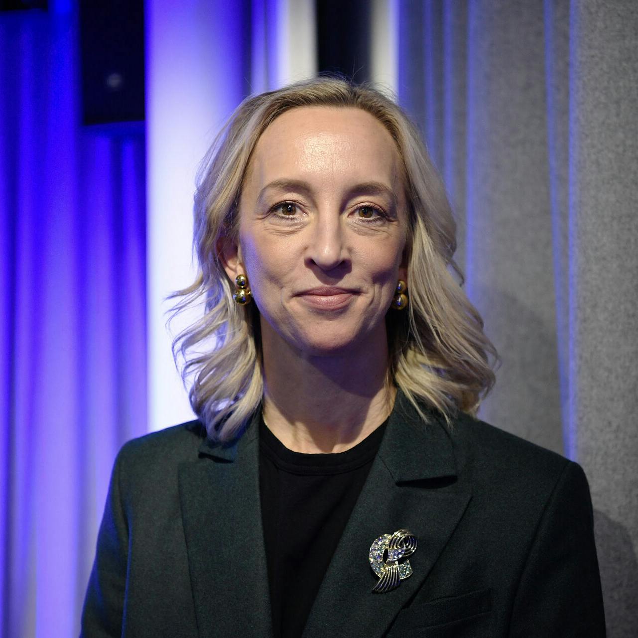 STOCKHOLM, SVERIGE 20250207 Anna Wikland (Sverigechef på Google) under Prompt SM som är ett initiativ av Google Sverige i samarbete med Digitalidag - en del av Post- och telestyrelsen (PTS). Foto: Viktoria Bank/TT / TT / Kod 12190