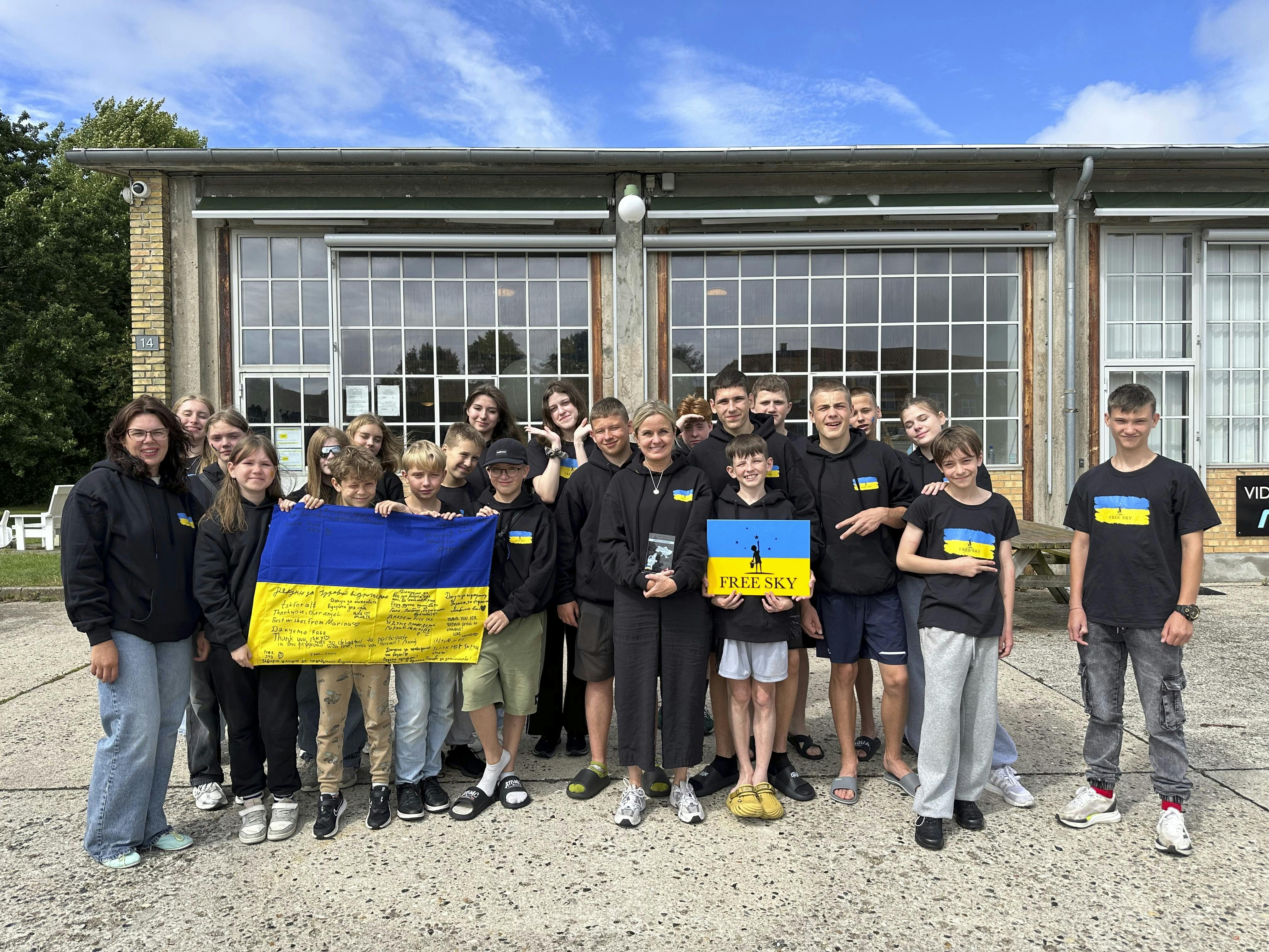 Maiken hjælper børn fra Ukraine