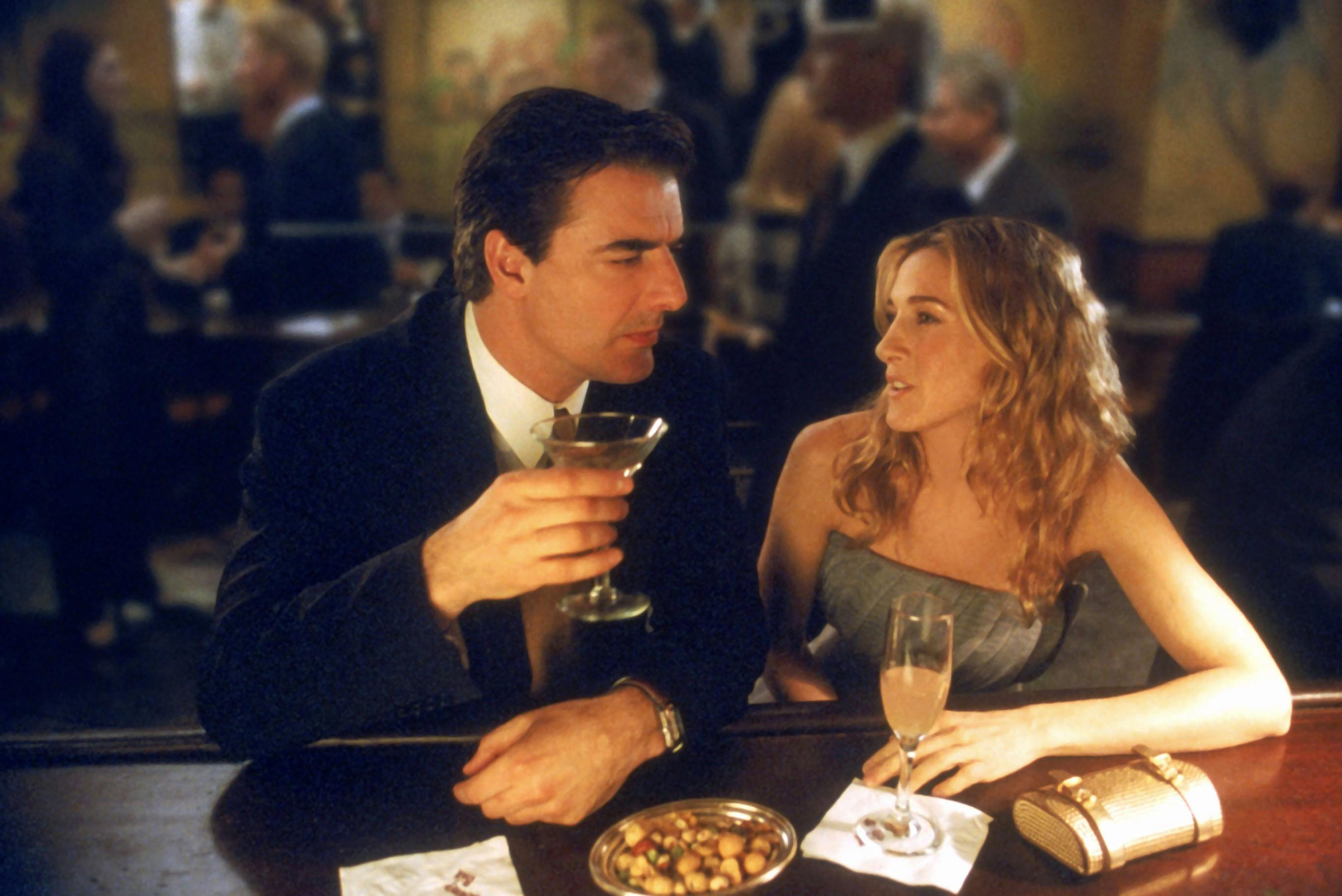 Nov 12, 2001; New York, NY, USA; Actors CHRIS NOTH as Mr. Big & SARAH JESSICA PARKER as Carrie in HBO's comedy 'Sex and the City.'        POLFOTO
