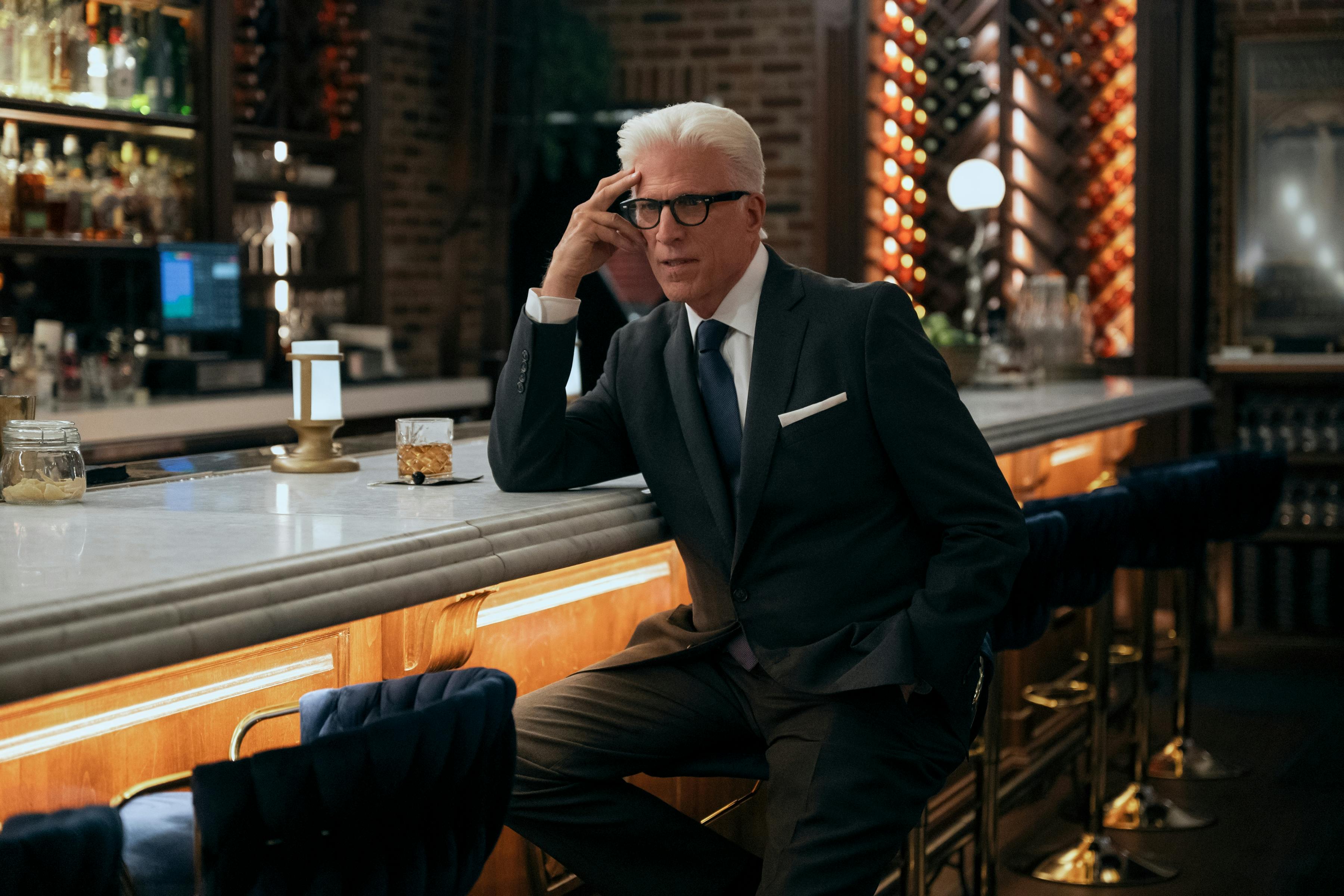 A Man on the Inside. Ted Danson as Charles in episode 201 of A Man on the Inside. Cr. Colleen E. Hayes/Netflix © 2025