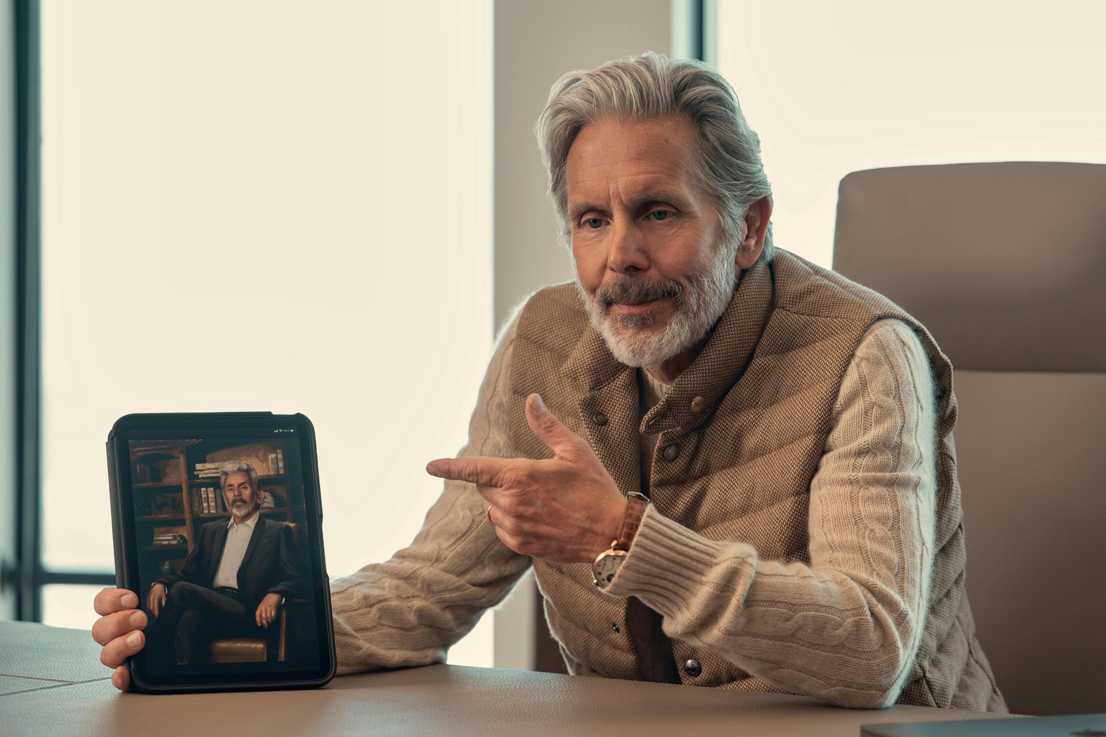 A Man on the Inside. Gary Cole as Brad Vinick in episode 203 of A Man on the Inside. Cr. Colleen E. Hayes/Netflix © 2025