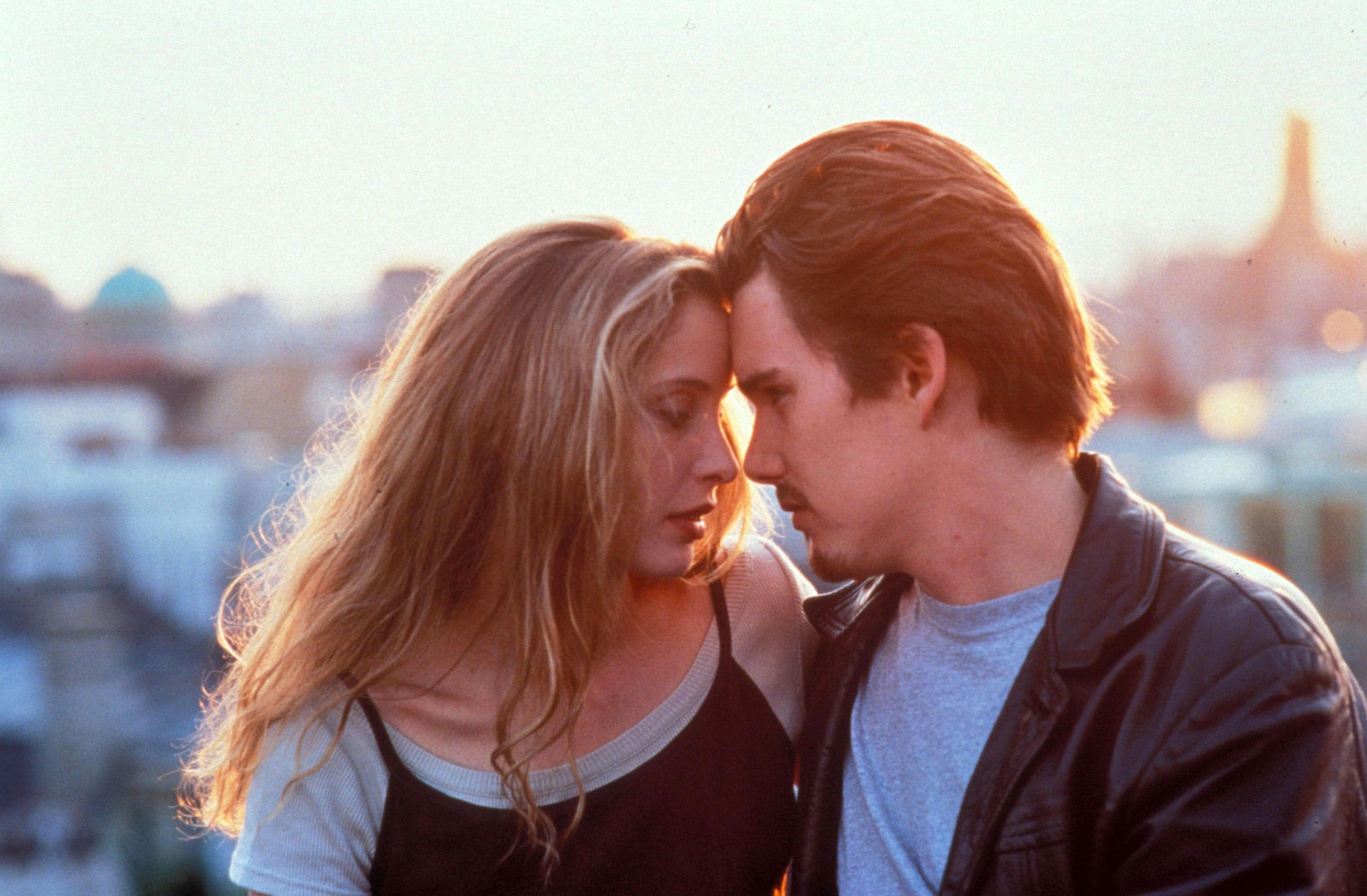 Ethan Hawke og Julie Delpy i 'Before Sunrise'.