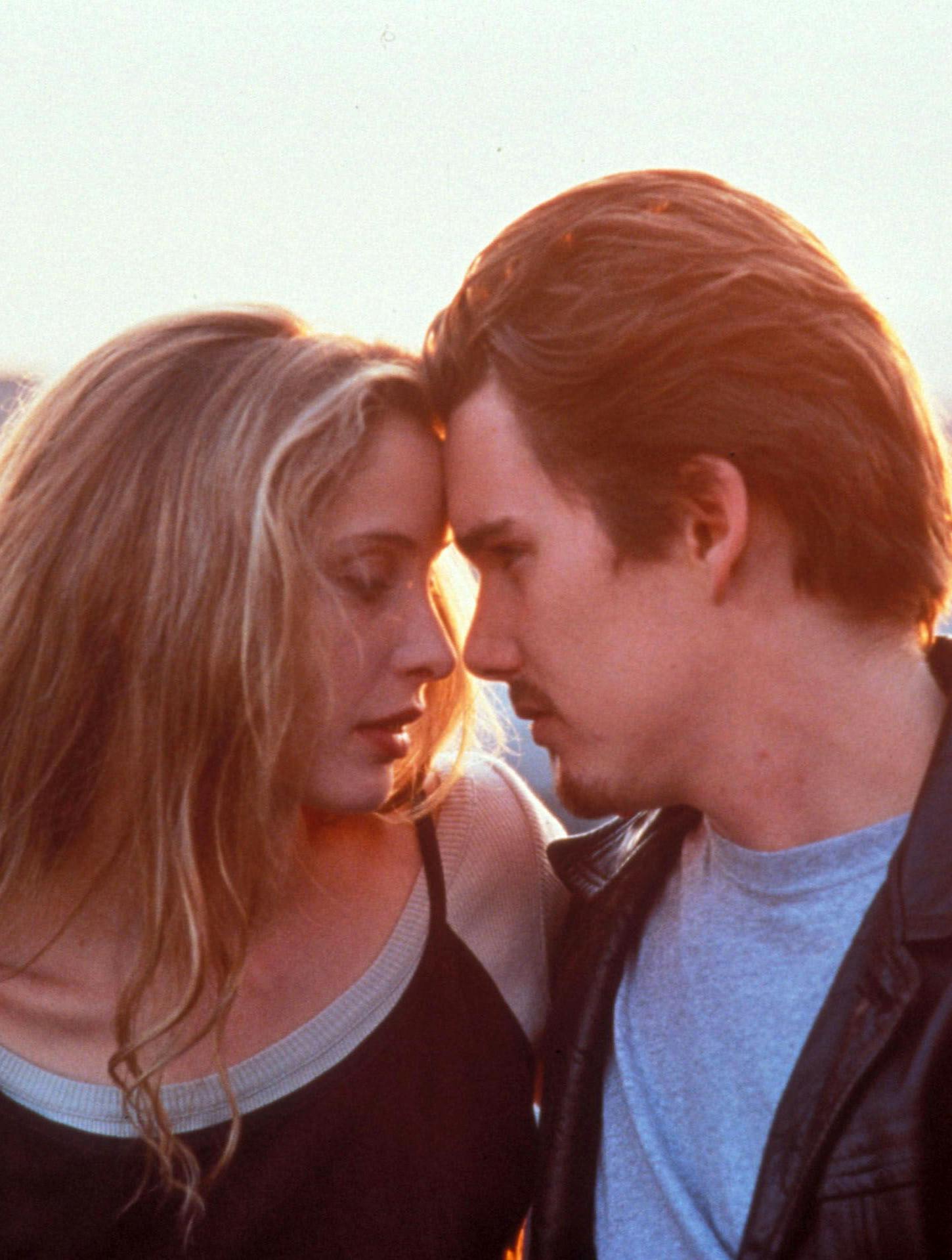Ethan Hawke og Julie Delpy i 'Before Sunrise'.