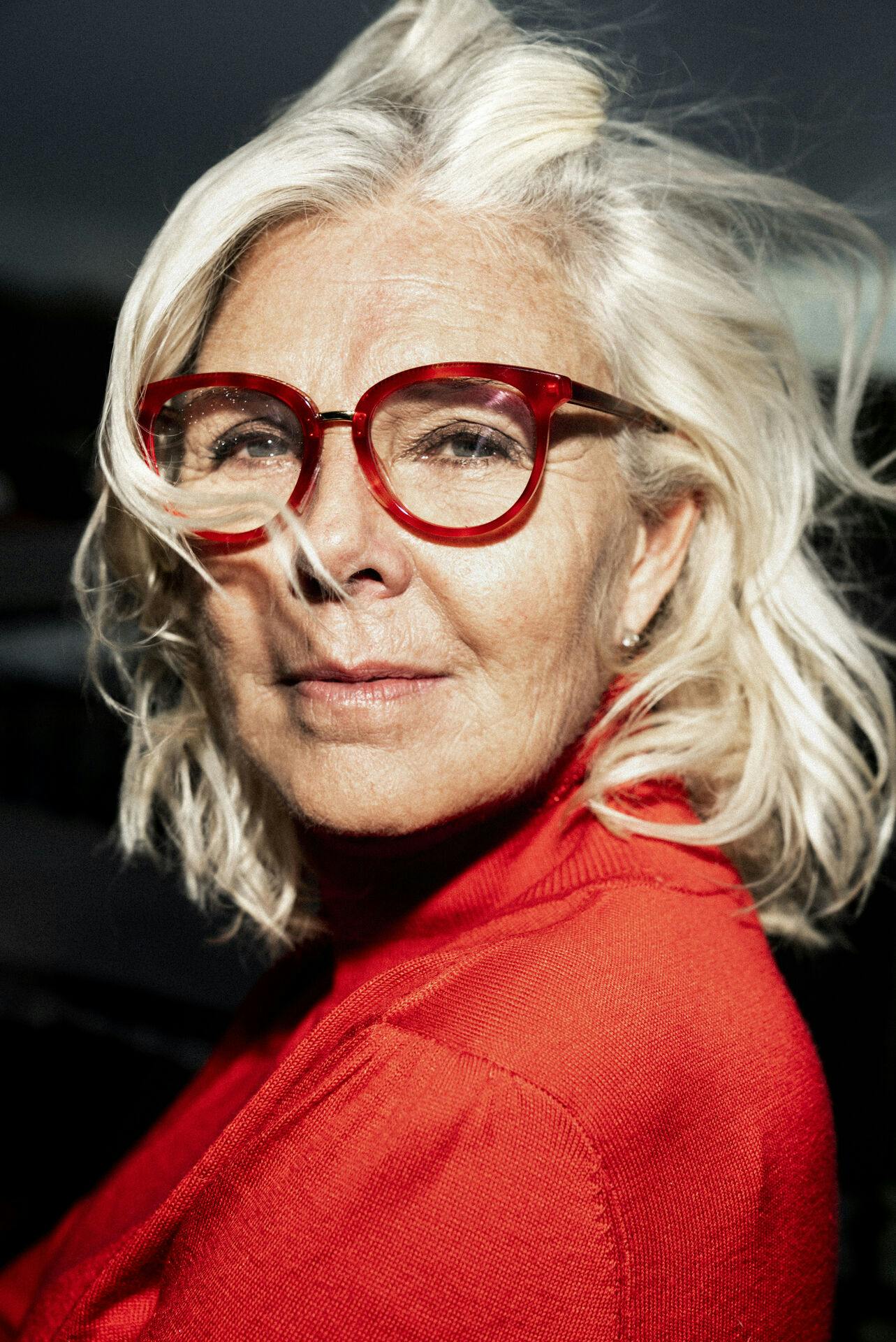 Portræt af erhvervskvinden Anna Thygesen. Fotograferet i sit hjem på Amager i København.