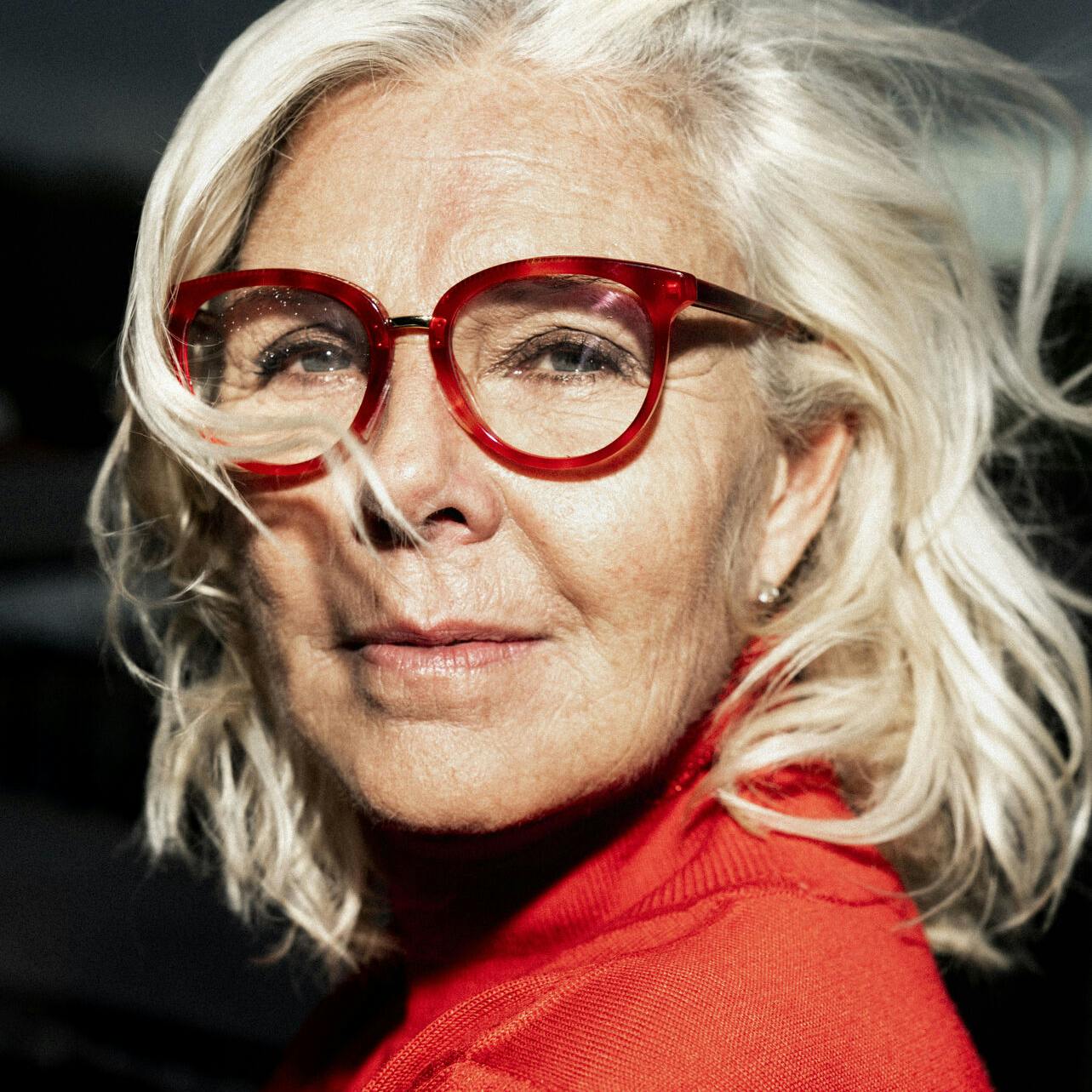 Portræt af erhvervskvinden Anna Thygesen. Fotograferet i sit hjem på Amager i København.