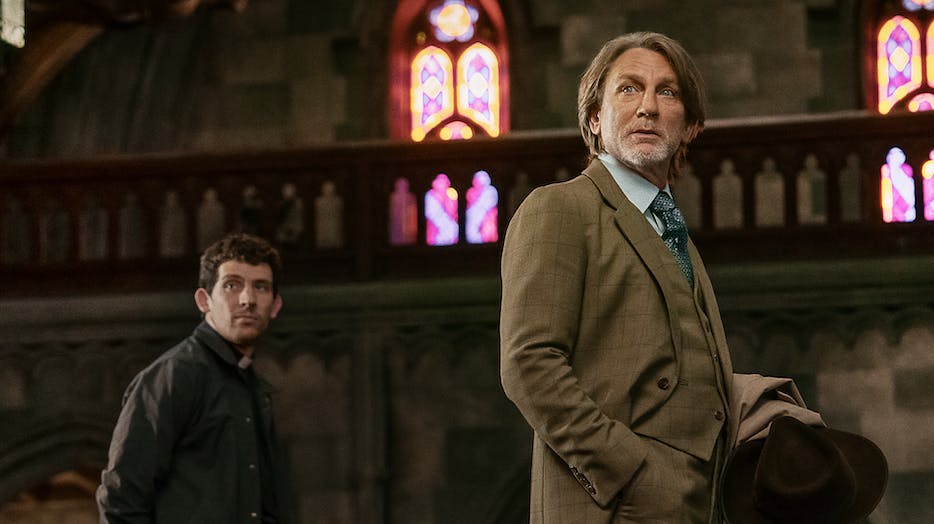 Josh O’Connor og Daniel Craig i 'Wake Up Dead Man: A Knives Out Mystery'&nbsp;