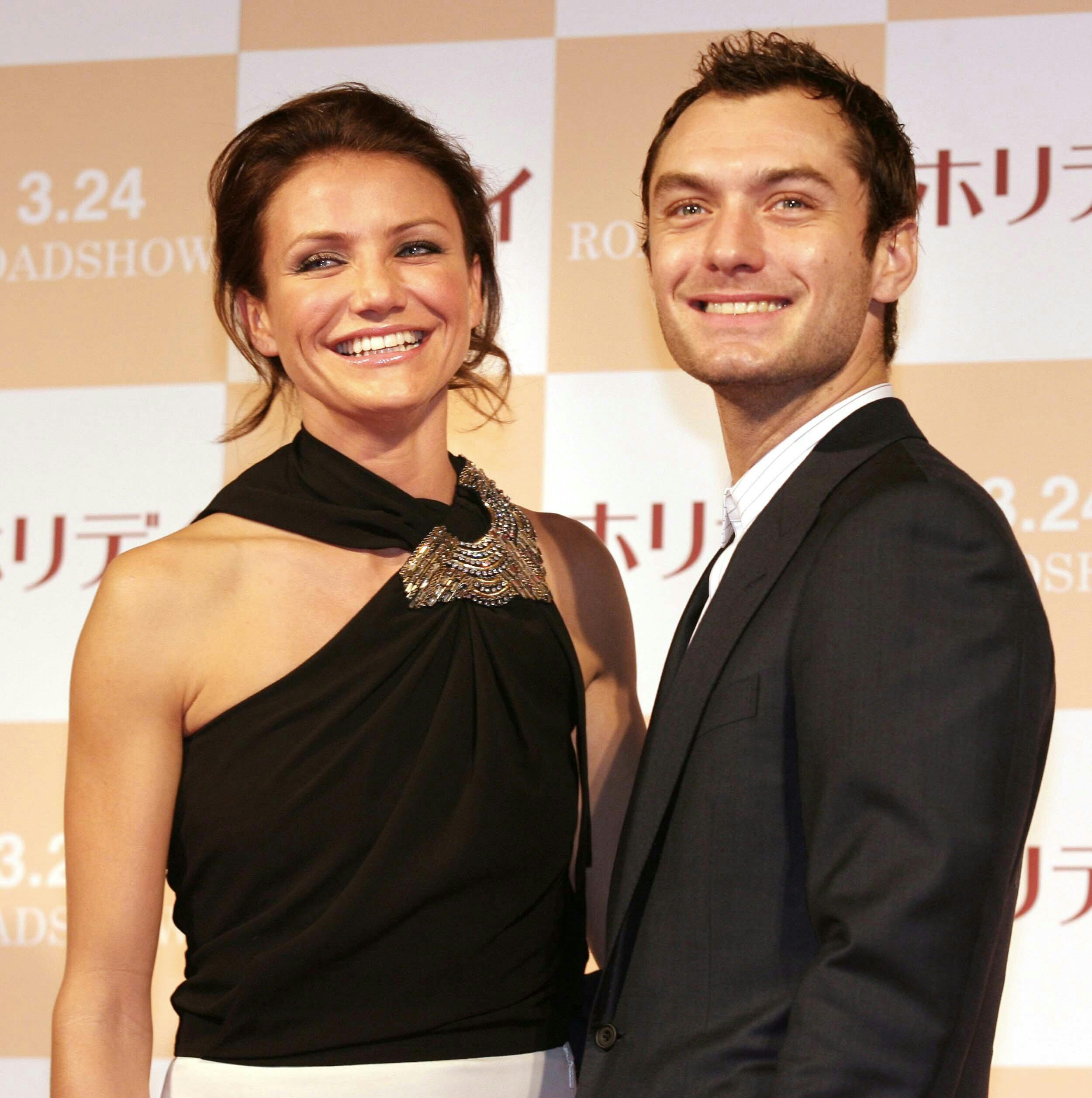 Hollywood star Cameron Diaz and British actor Jude Law