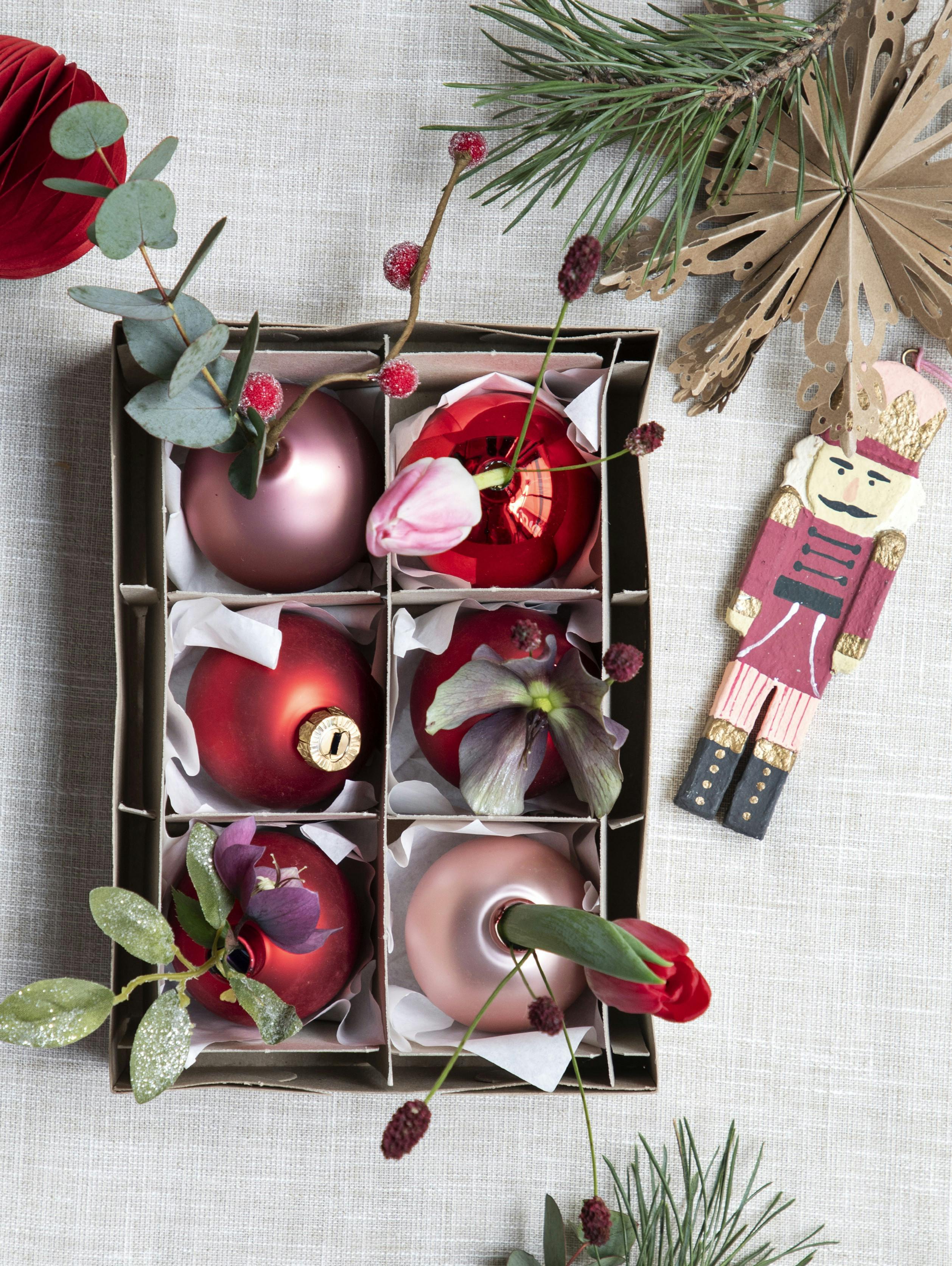 blomster på julebordet