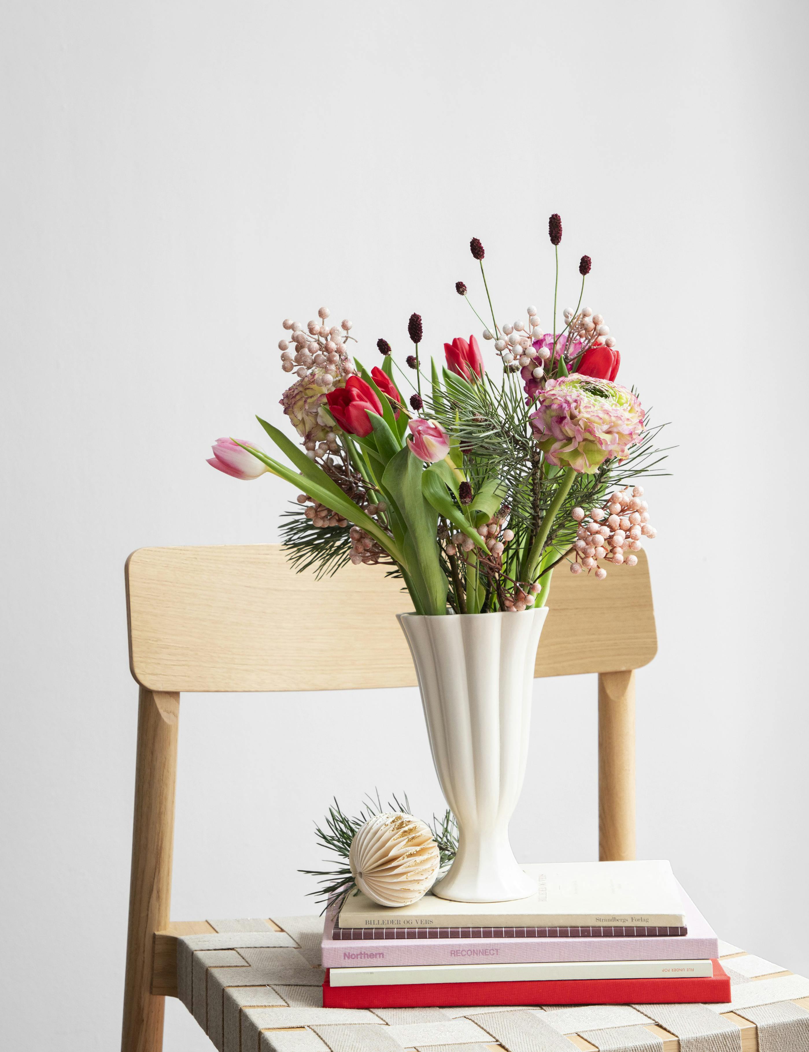 blomster på julebordet