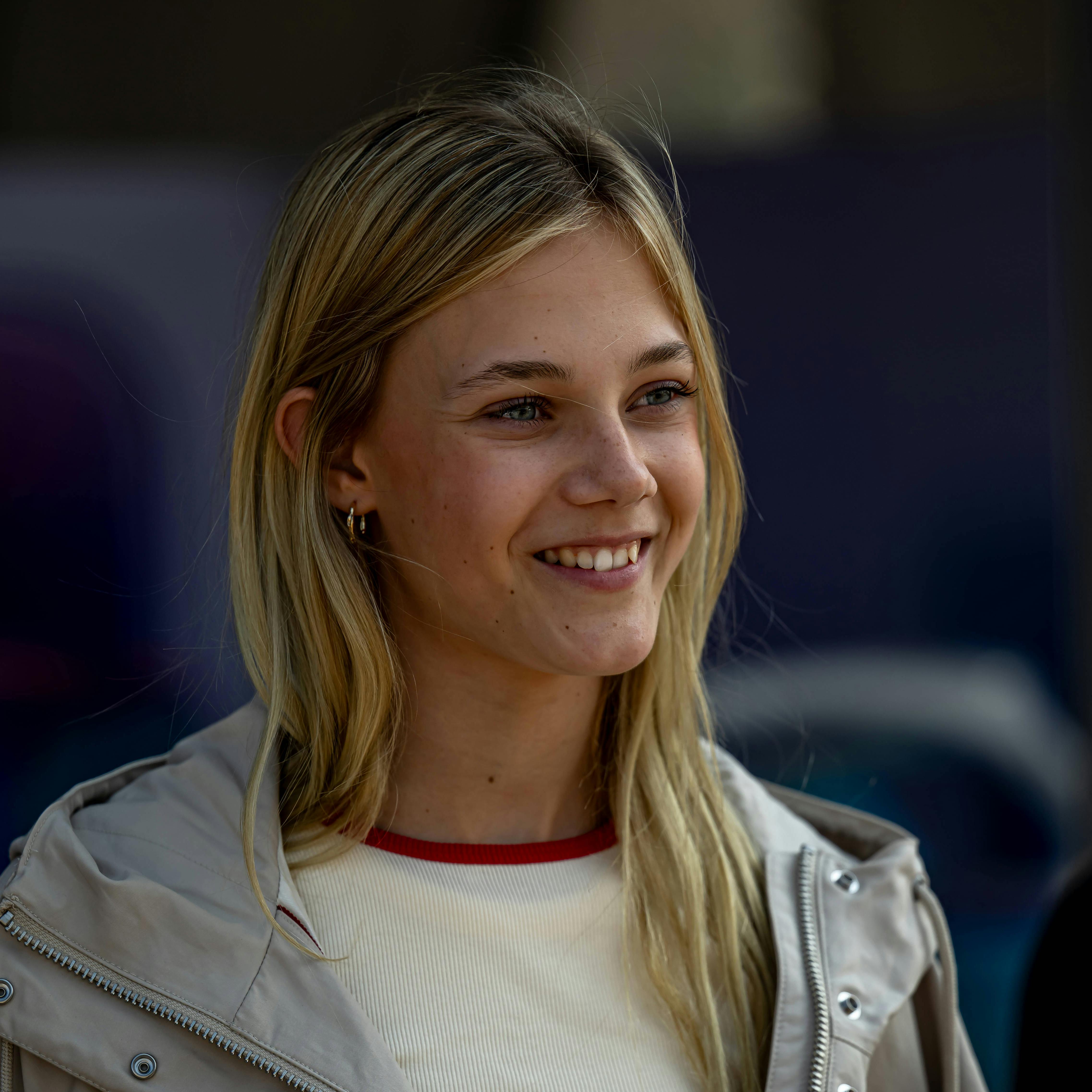 SHANGHAI, CHINA: Alba Hurup Larsen, , at the 2025 Formula 1 Chinese Grand Prix at the Shanghai International Circuit in Shanghai, China. (Foto: IMAGO/Michael Potts/Scanpix 2025)
