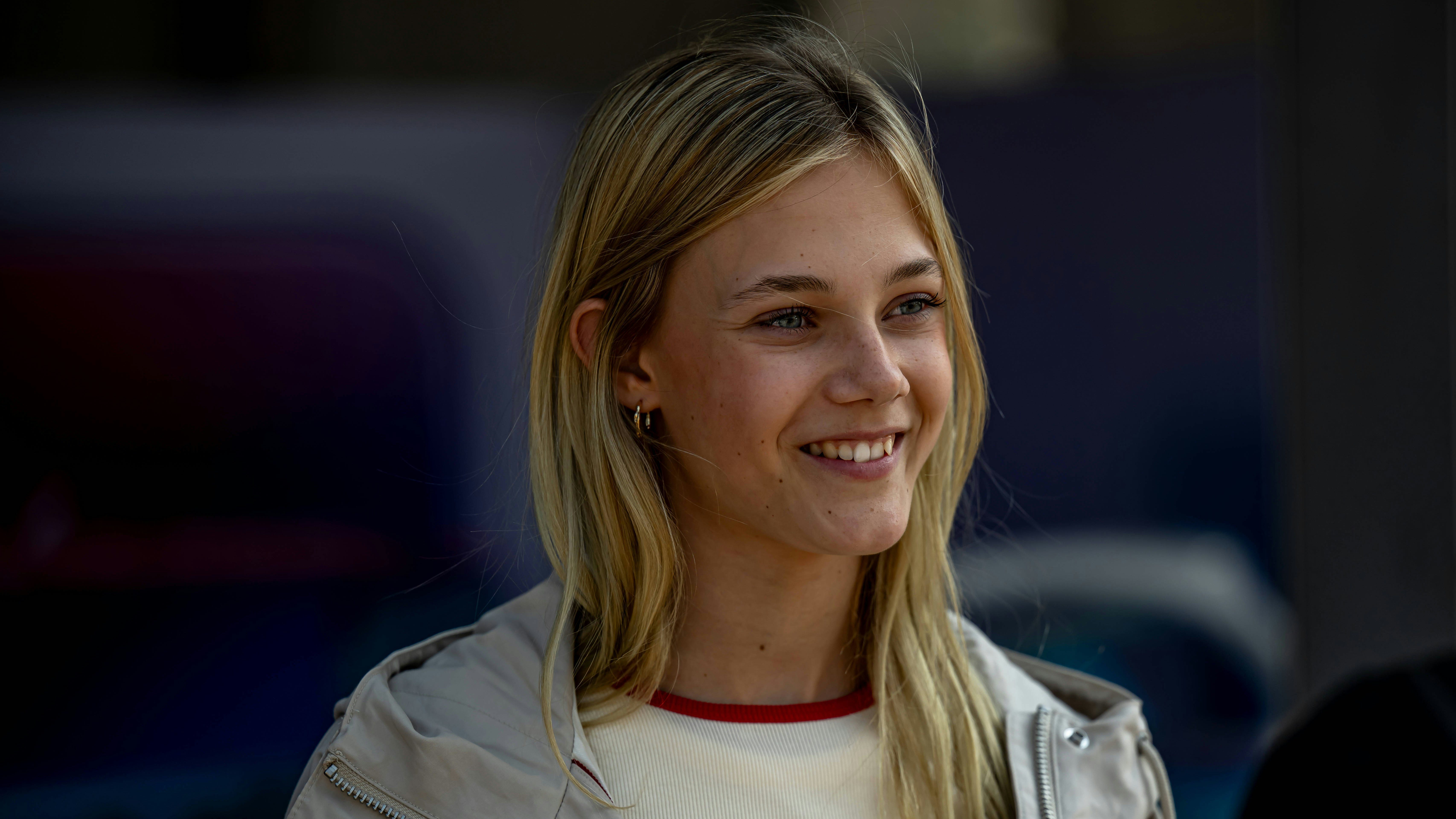 SHANGHAI, CHINA: Alba Hurup Larsen, , at the 2025 Formula 1 Chinese Grand Prix at the Shanghai International Circuit in Shanghai, China. (Foto: IMAGO/Michael Potts/Scanpix 2025)