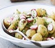 Nye kartofler med løvstikke