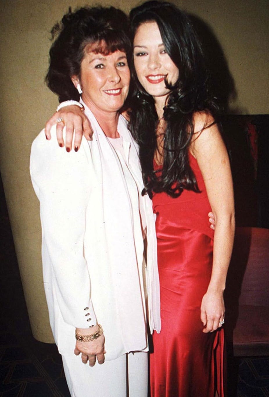 Catherine Zeta-Jones med sin mor
