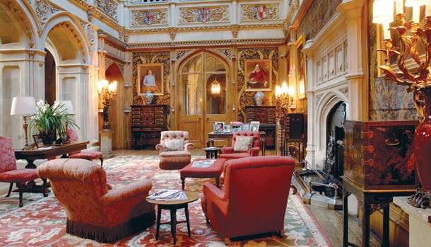 Velkommen indenfor i Downton Abbeys smukke rum.