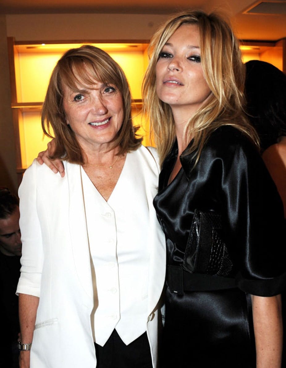Her er Kate Moss med sin mor