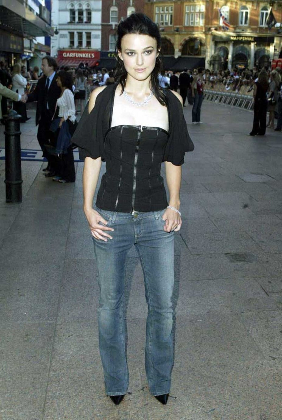 Keira Knightley premiere på Pirates of the caribbean i 2003