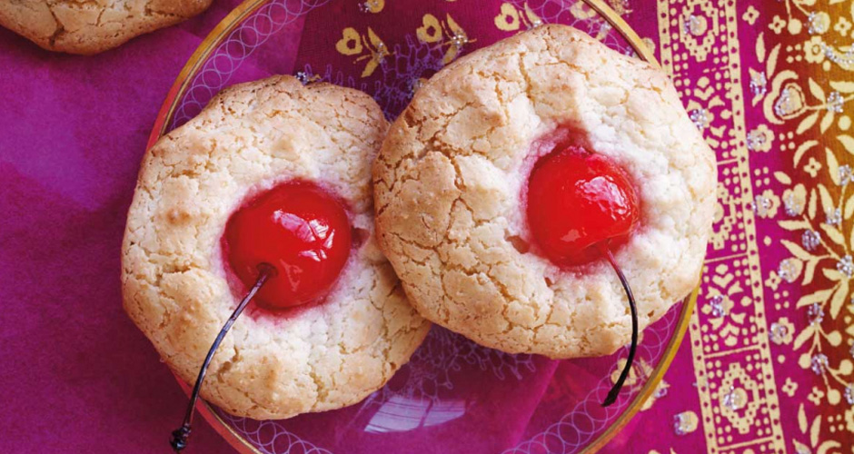 Sød kransekagekonfekt. 