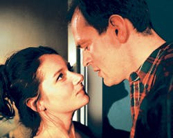 Sidse Babett Knudsen og Niels Olsen som Sus og Niller i ”Den eneste ene” 