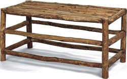 Bænk i eukalyptustræ