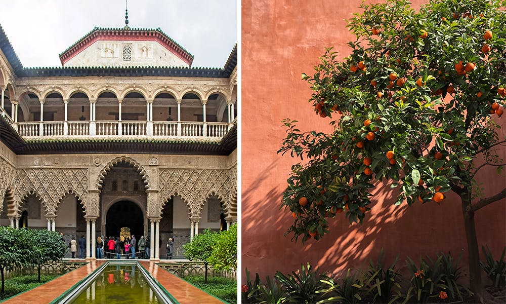 Sevilla, Paladset Alcázar