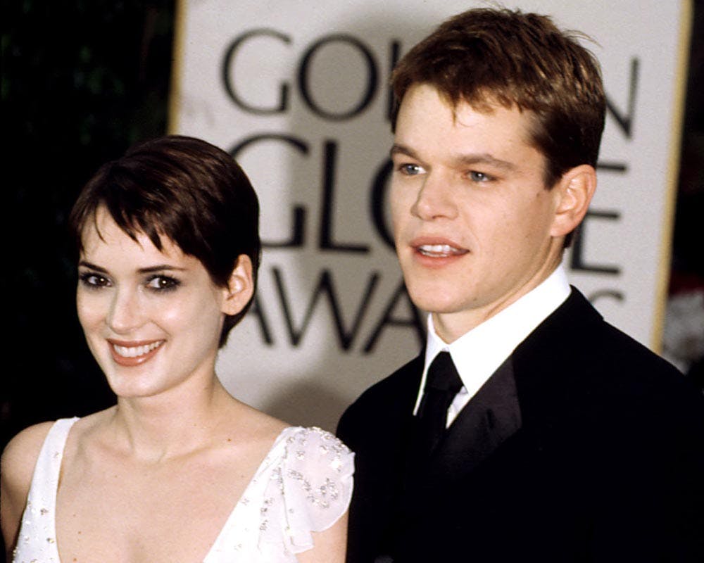 Matt Damon & Winona Ryder har været kærester