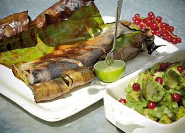 fisk i bananblade