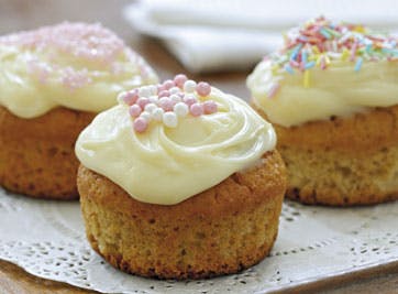 Marcipan cupcakes