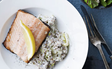 Opskrift på bagt laks